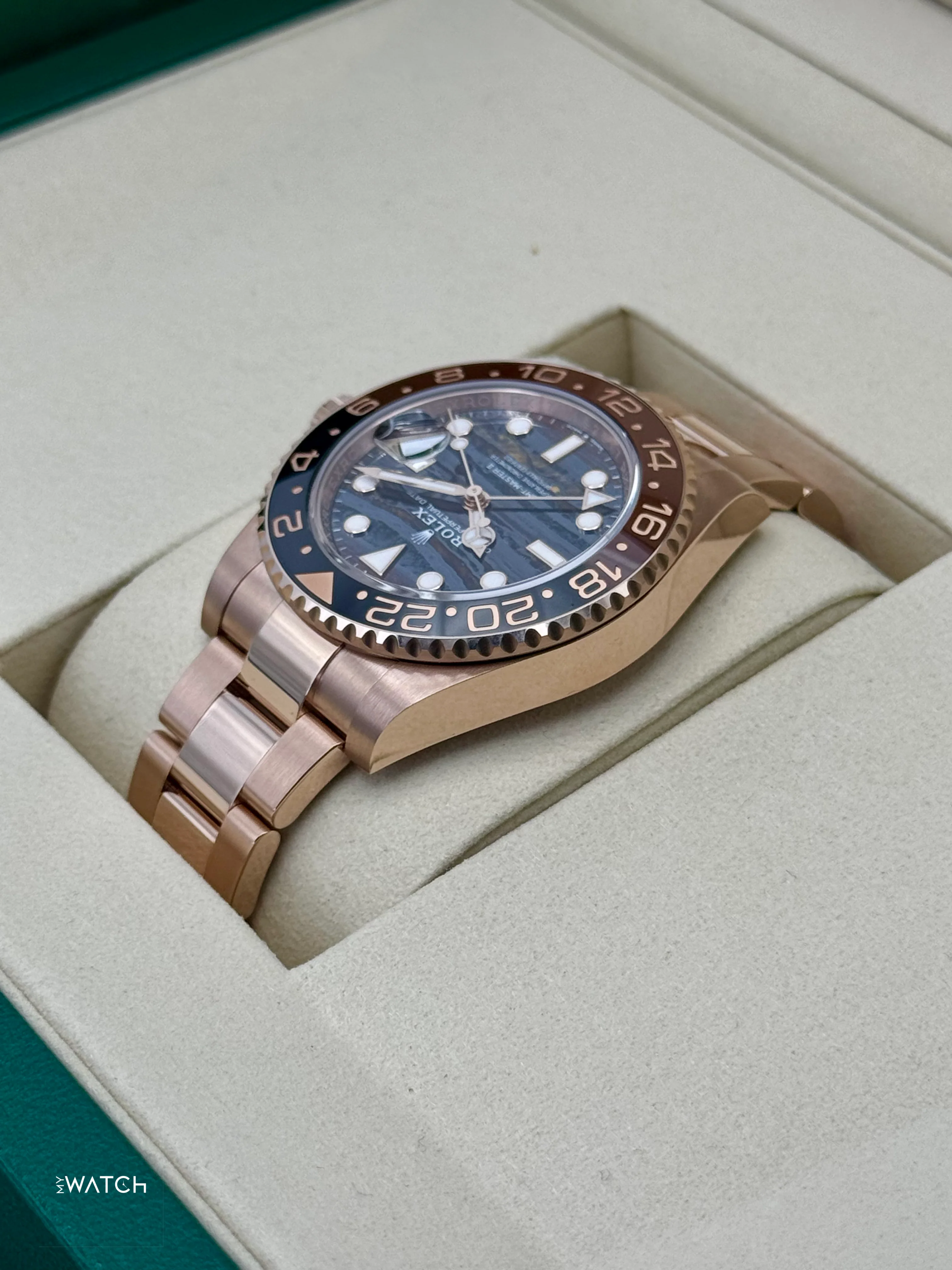 NEW 2025 Rolex GMT-Master II "Rootbeer" 40mm 126715CHNR Tiger Iron Dial - Image 7