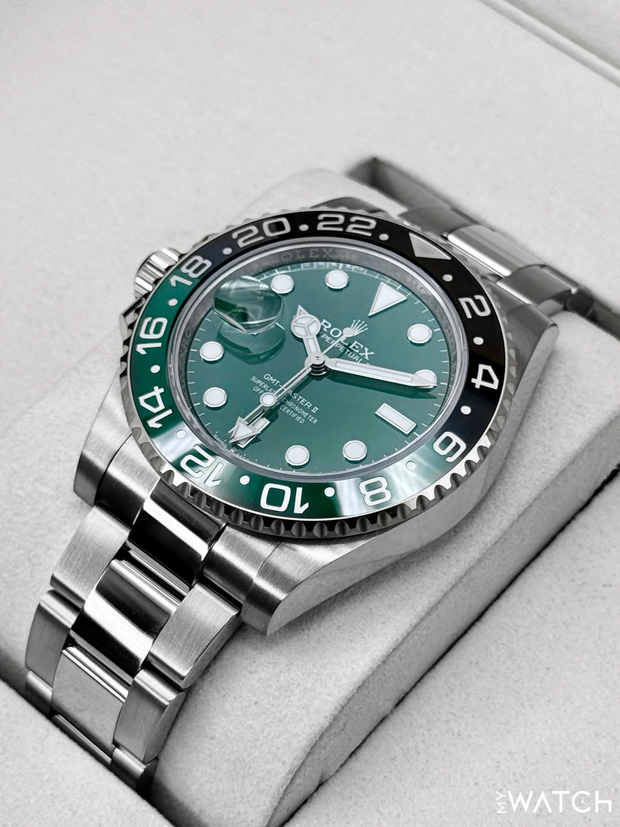 NEW 2025 Rolex GMT-Master II "Sprite" 40mm 126729VTNR White Gold Oyster - Image 5