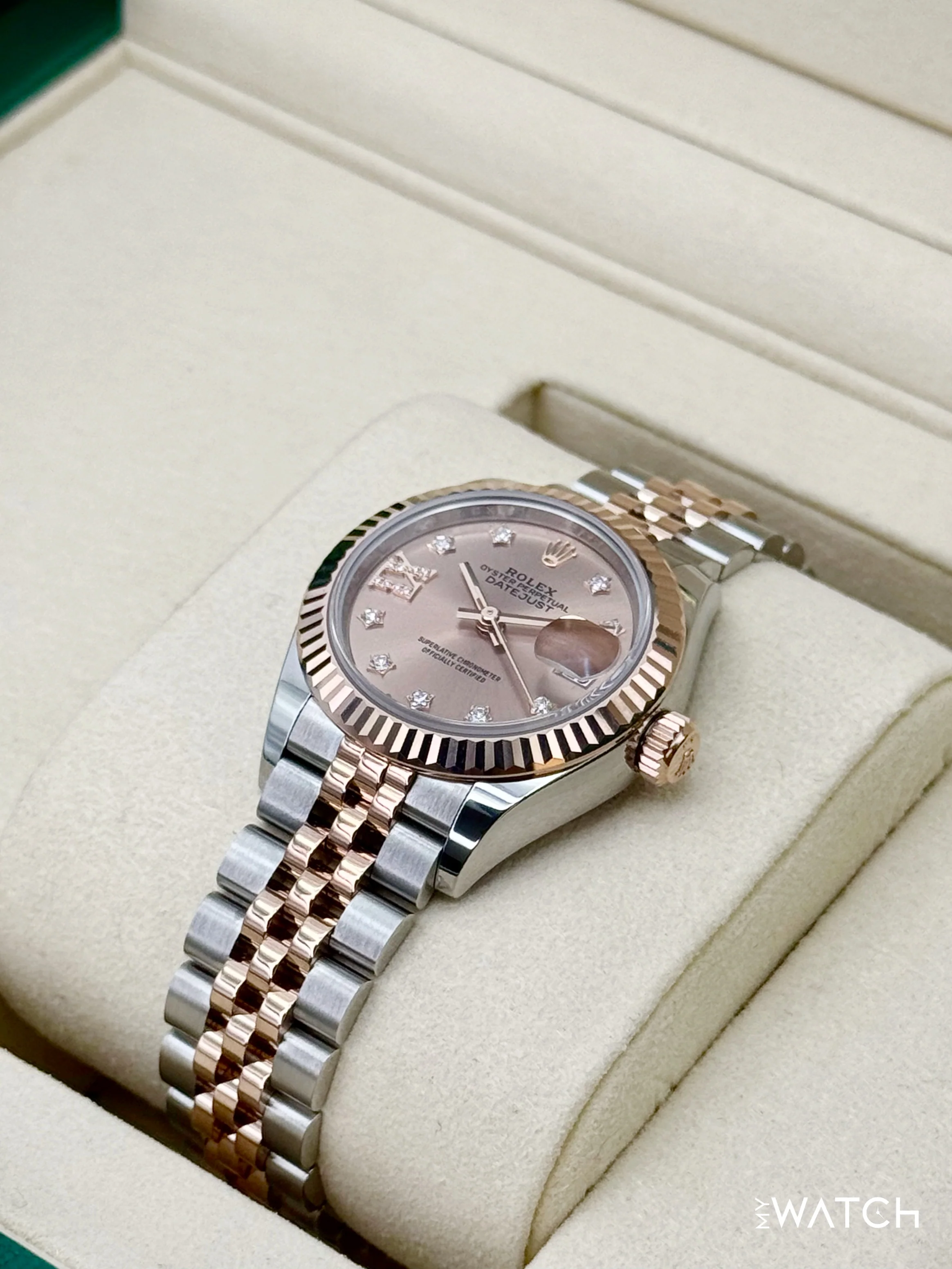 NEW 2025 Rolex Ladies Datejust 28mm 279171 Two-Tone 9 Star Diamond Dial - Image 5