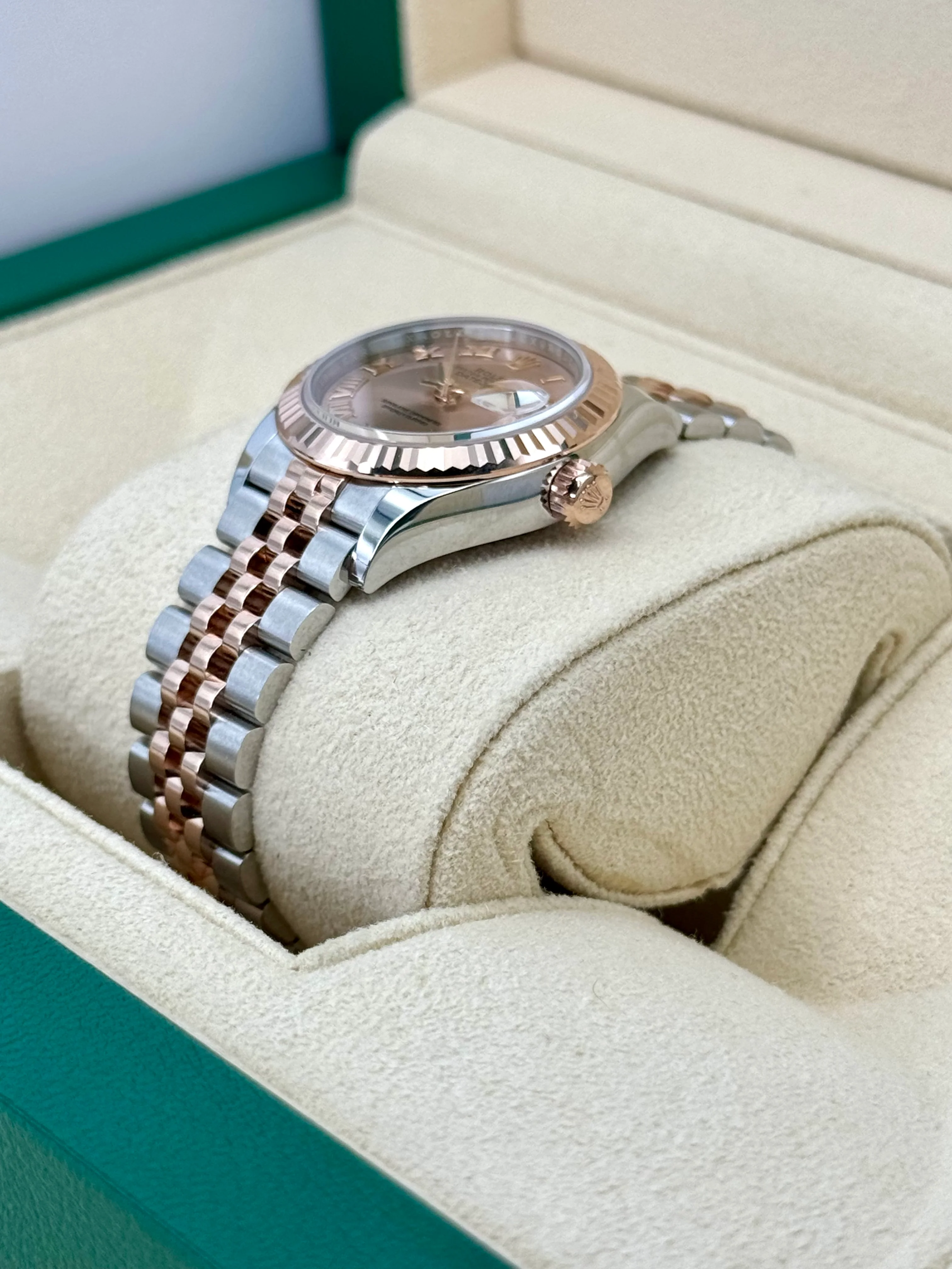 NEW 2025 Rolex Lady Datejust 28mm 279171 Two-Tone Jubilee Pink Dial - Image 5