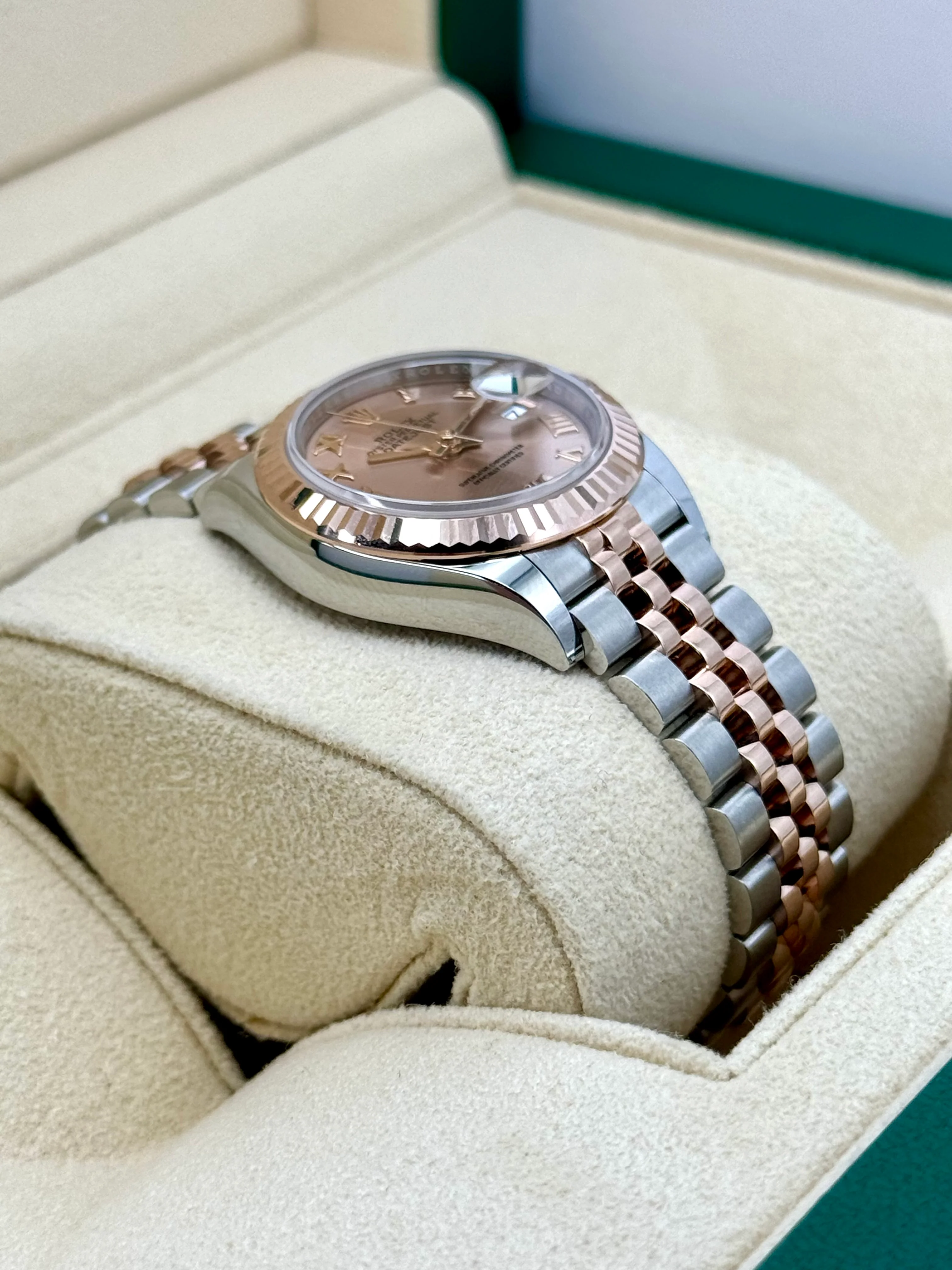 NEW 2025 Rolex Lady Datejust 28mm 279171 Two-Tone Jubilee Pink Dial - Image 6
