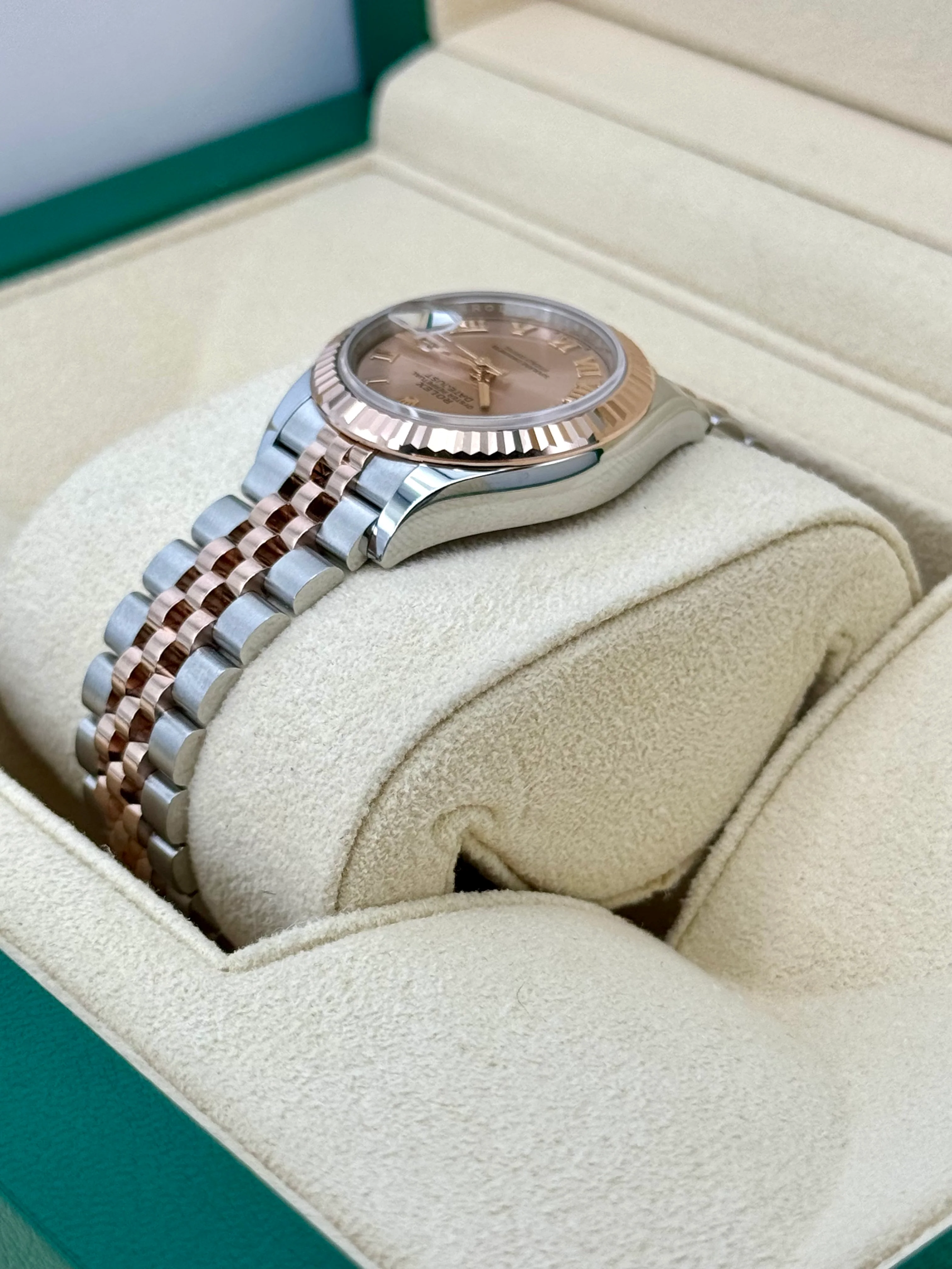 NEW 2025 Rolex Lady Datejust 28mm 279171 Two-Tone Jubilee Pink Dial - Image 7
