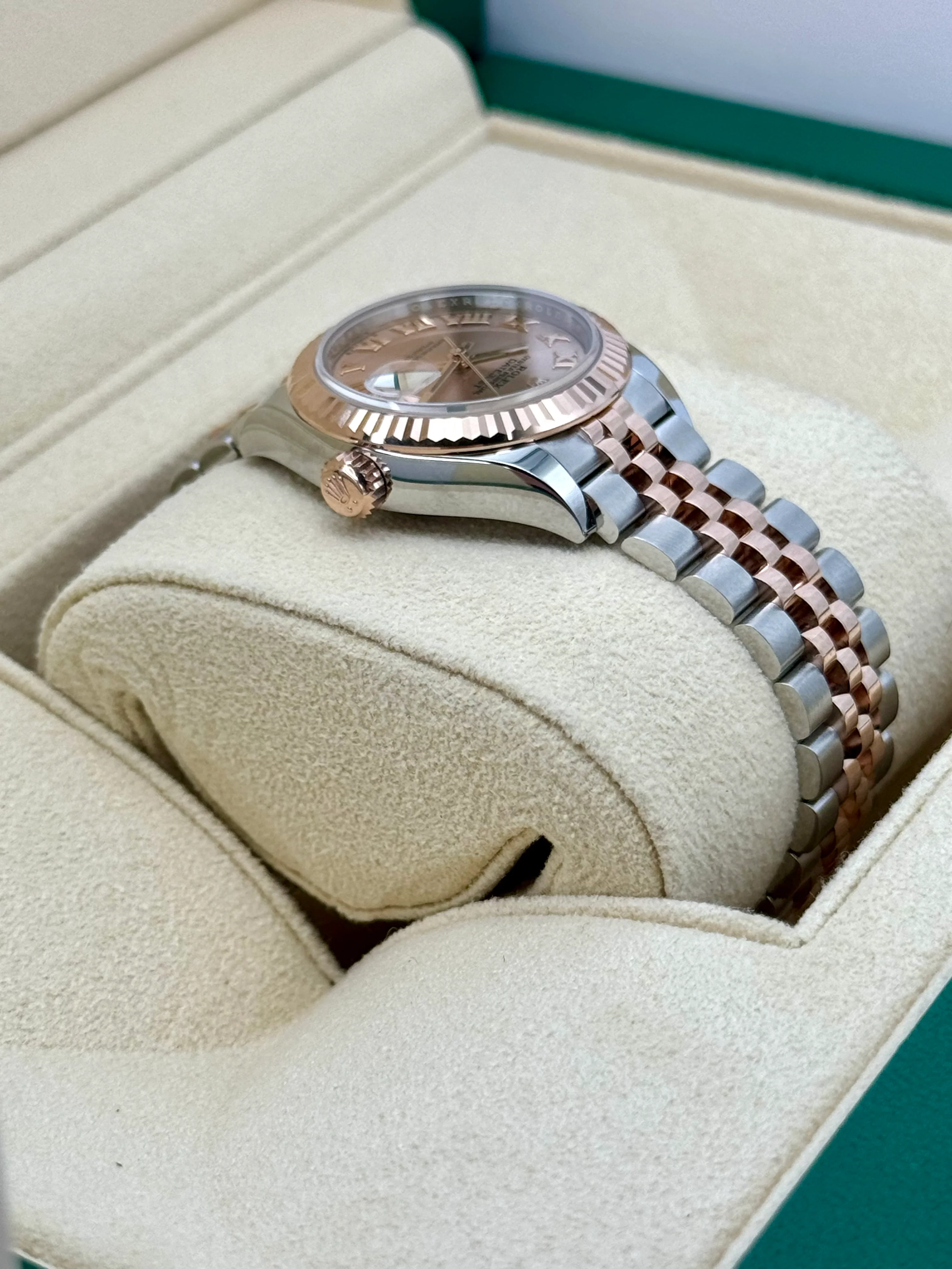 NEW 2025 Rolex Lady Datejust 28mm 279171 Two-Tone Jubilee Pink Dial - Image 8