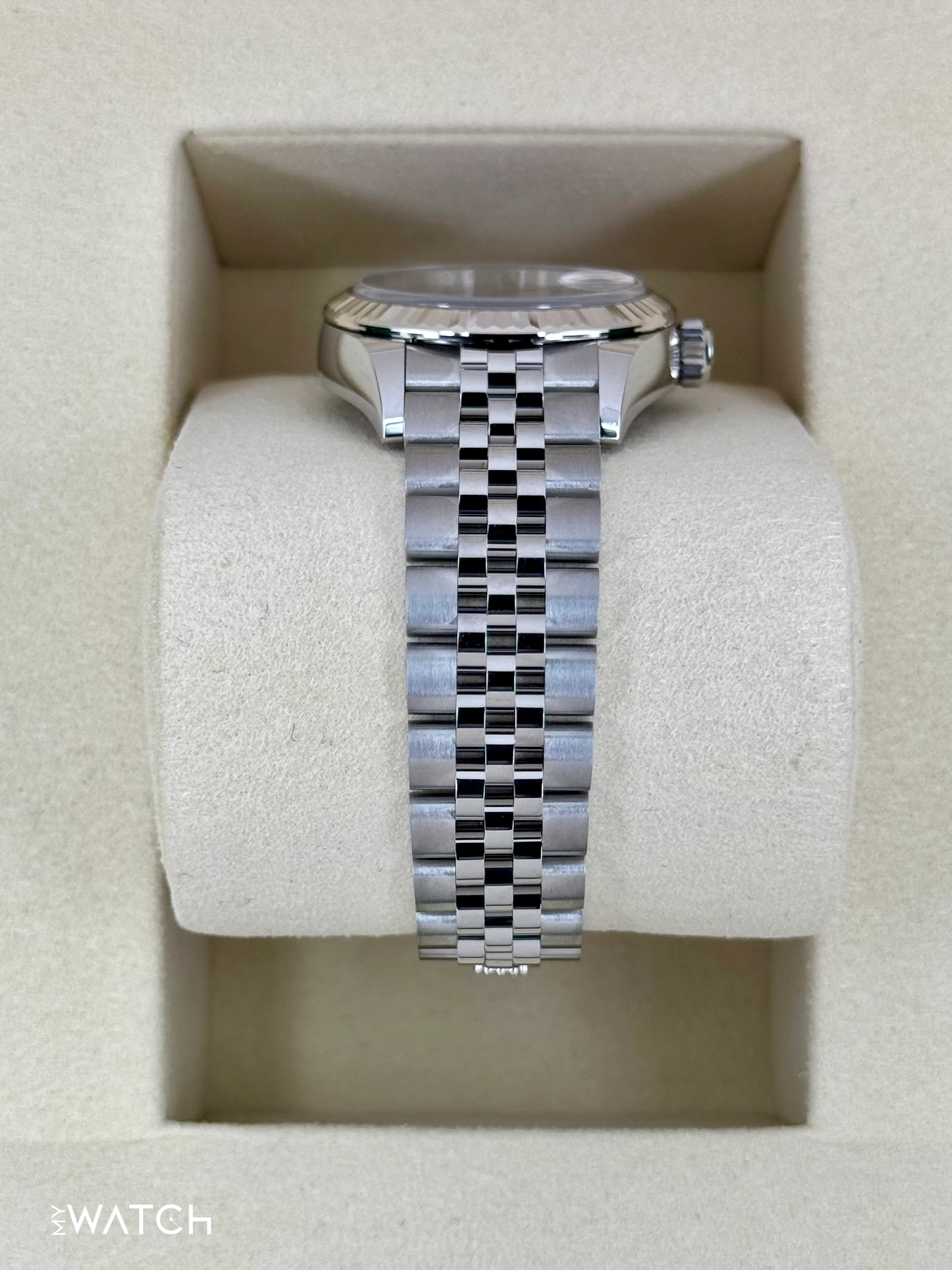 NEW 2025 Rolex Lady Datejust 28mm 279174 Stainless Steel Jubilee Pink Dial - Image 3