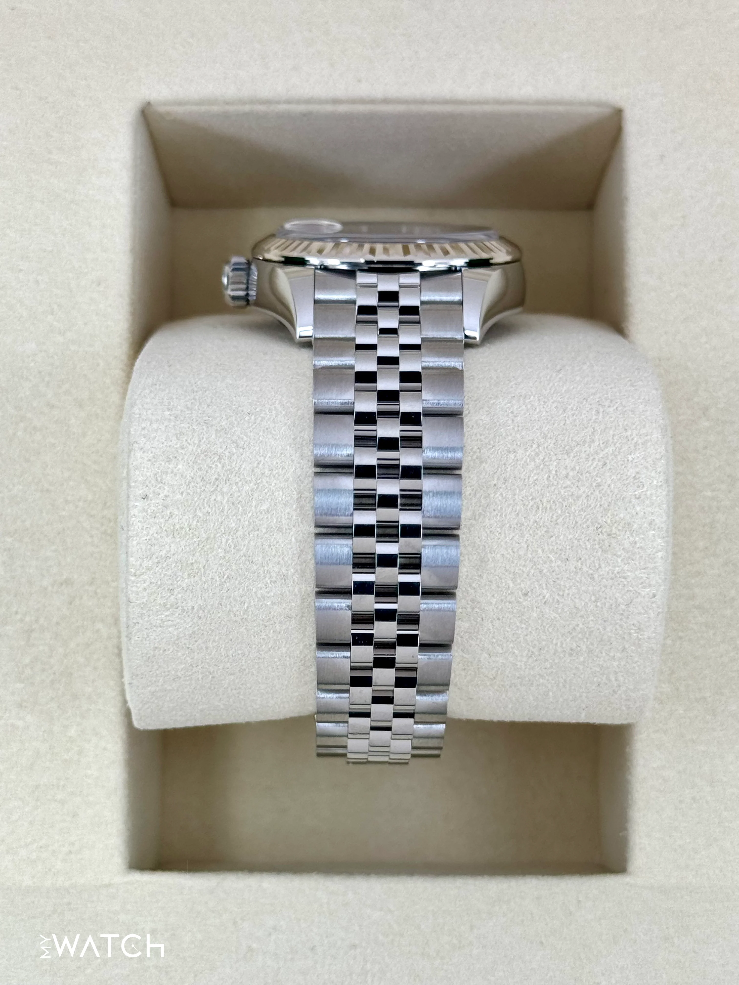 NEW 2025 Rolex Lady Datejust 28mm 279174 Stainless Steel Jubilee Pink Dial - Image 4