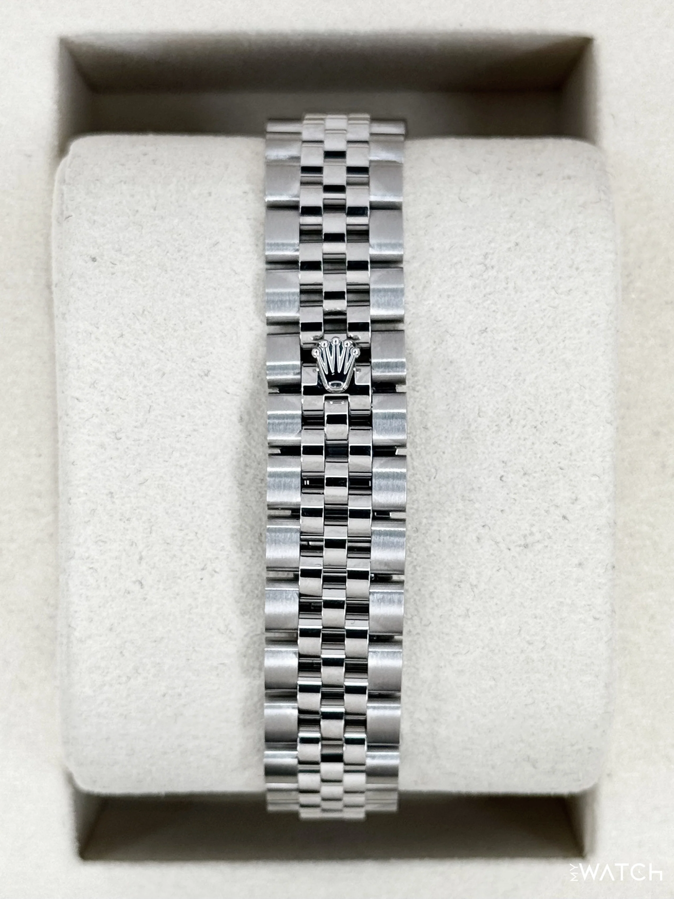 NEW 2025 Rolex Lady Datejust 28mm 279174 Stainless Steel Jubilee Silver Star Diamond Dial - Image 2