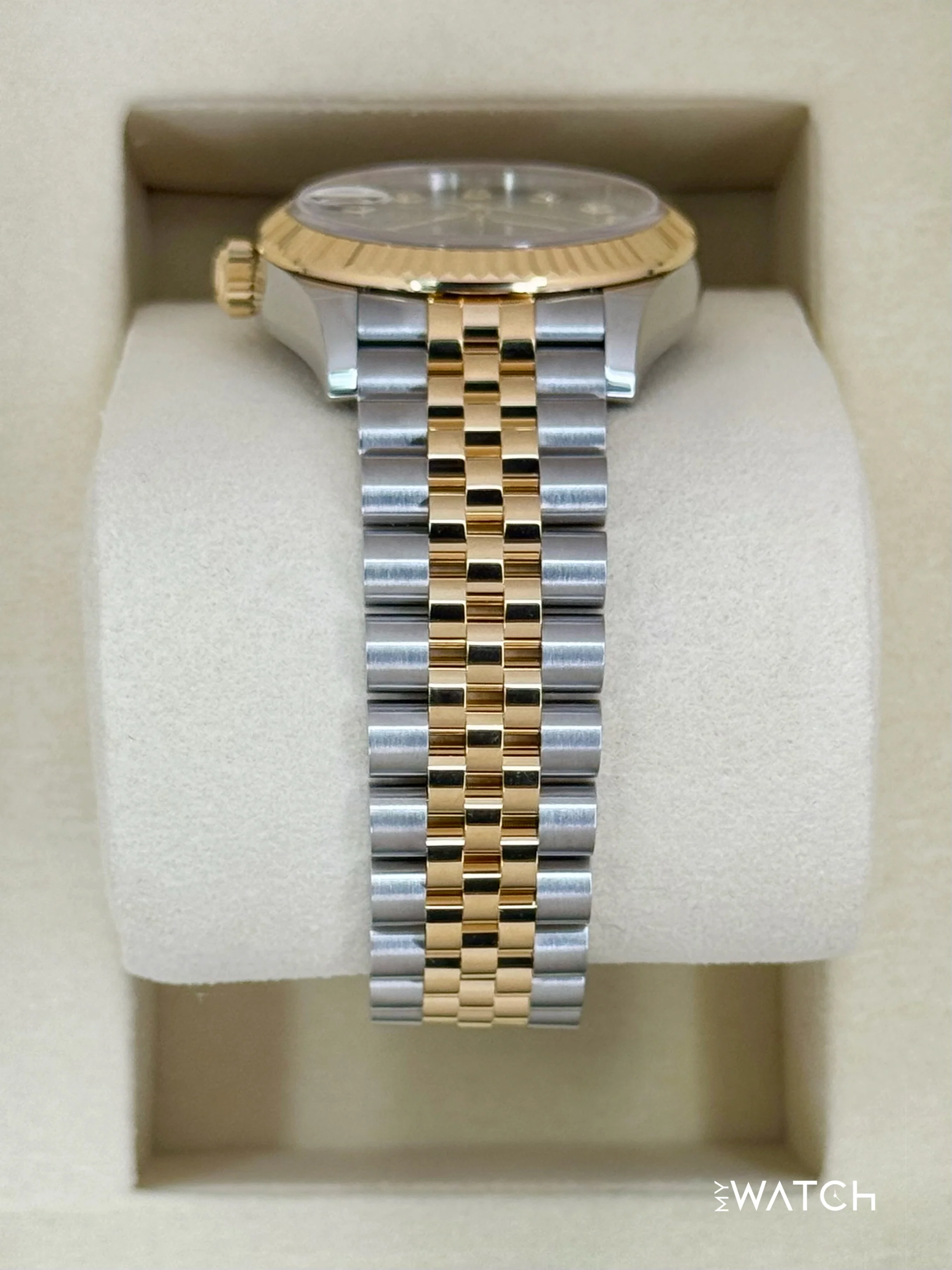 NEW 2025 Rolex Lady Datejust 31mm 278273 Two-Tone Dark Grey Diamond Dial - Image 3