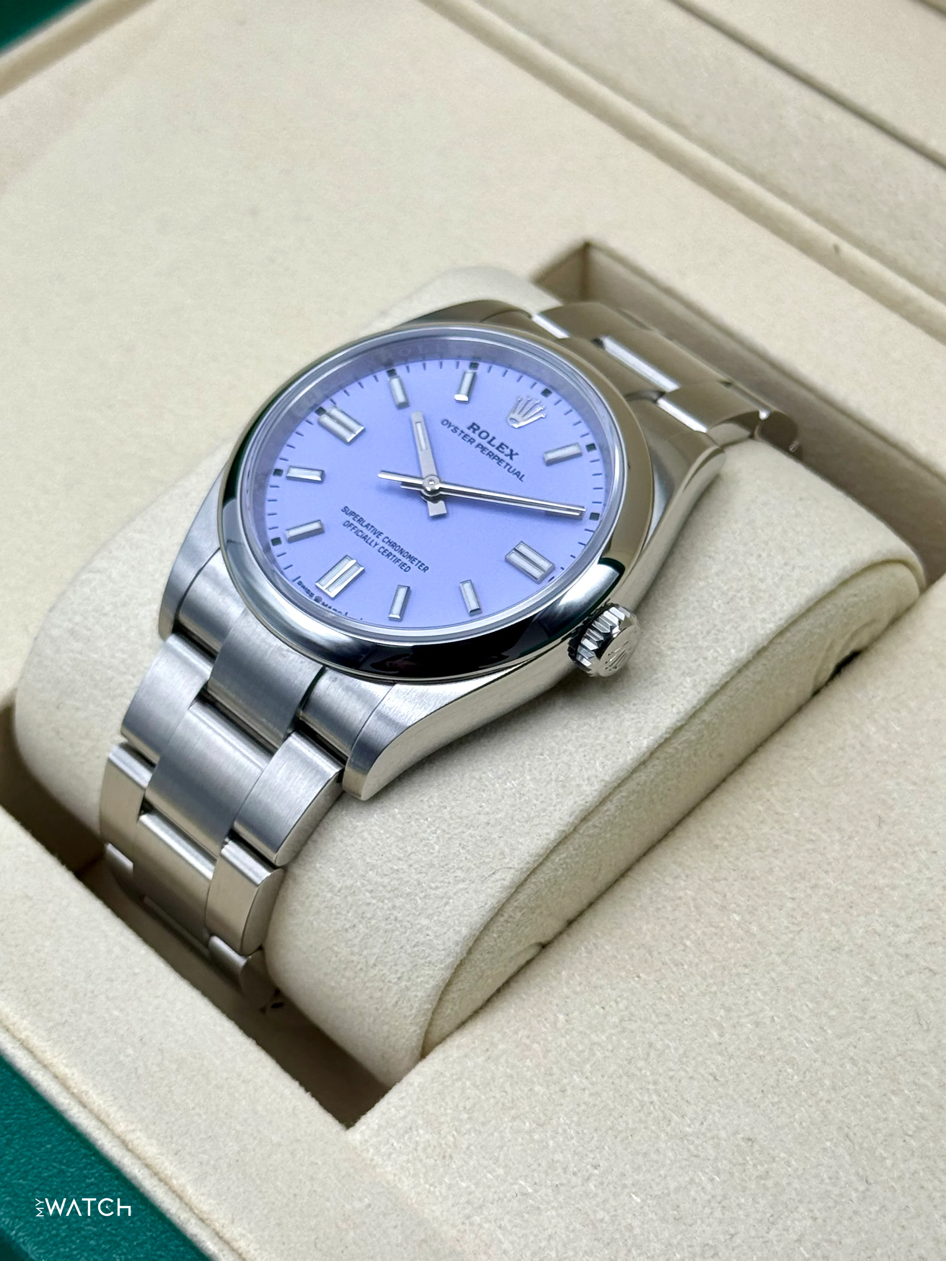 NEW 2025 Rolex Oyster Perpetual 36mm 126000 Lavender Dial - Image 5