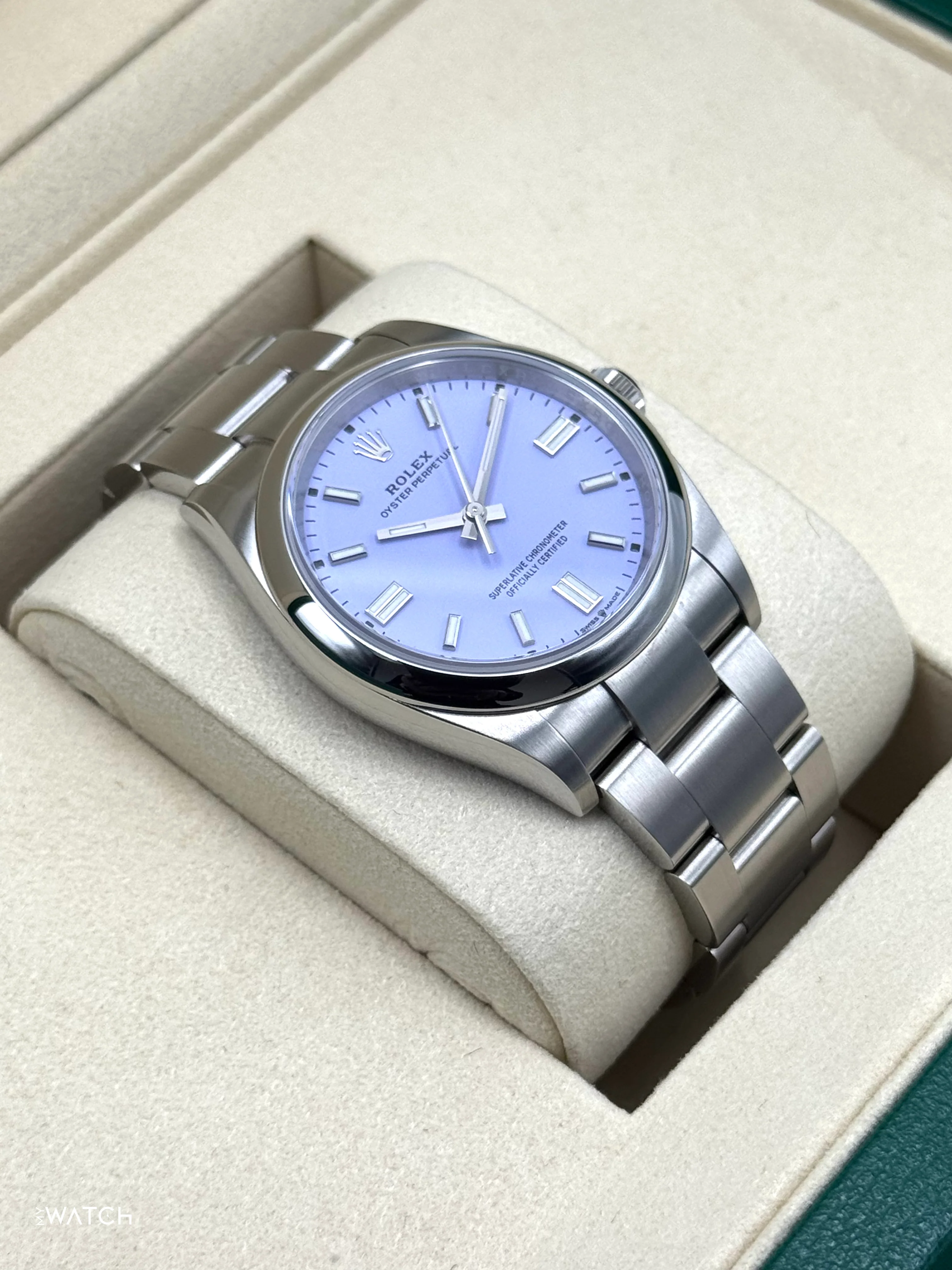 NEW 2025 Rolex Oyster Perpetual 36mm 126000 Lavender Dial - Image 6