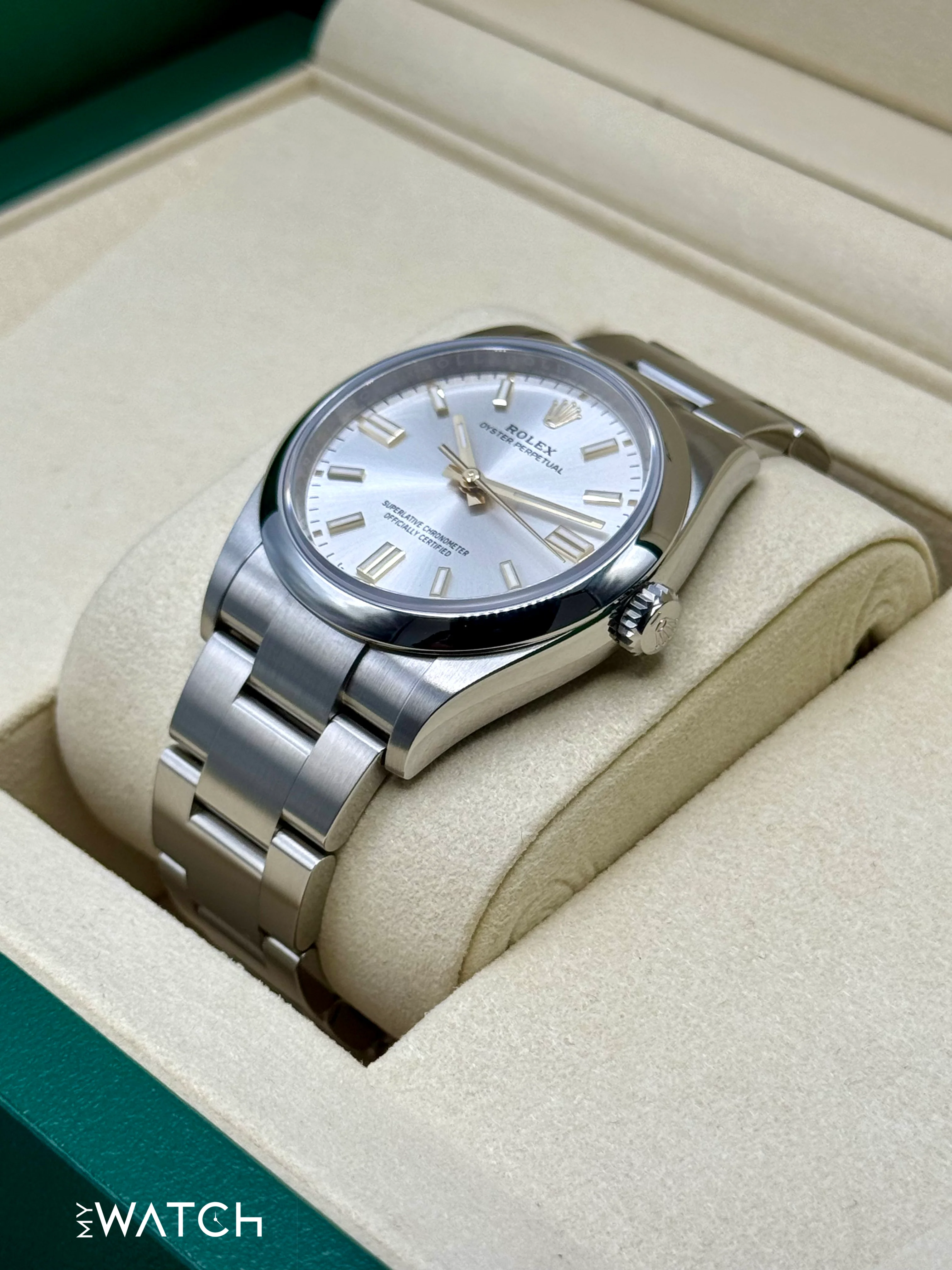 NEW 2025 Rolex Oyster Perpetual 36mm 126000 Silver Dial - Image 5