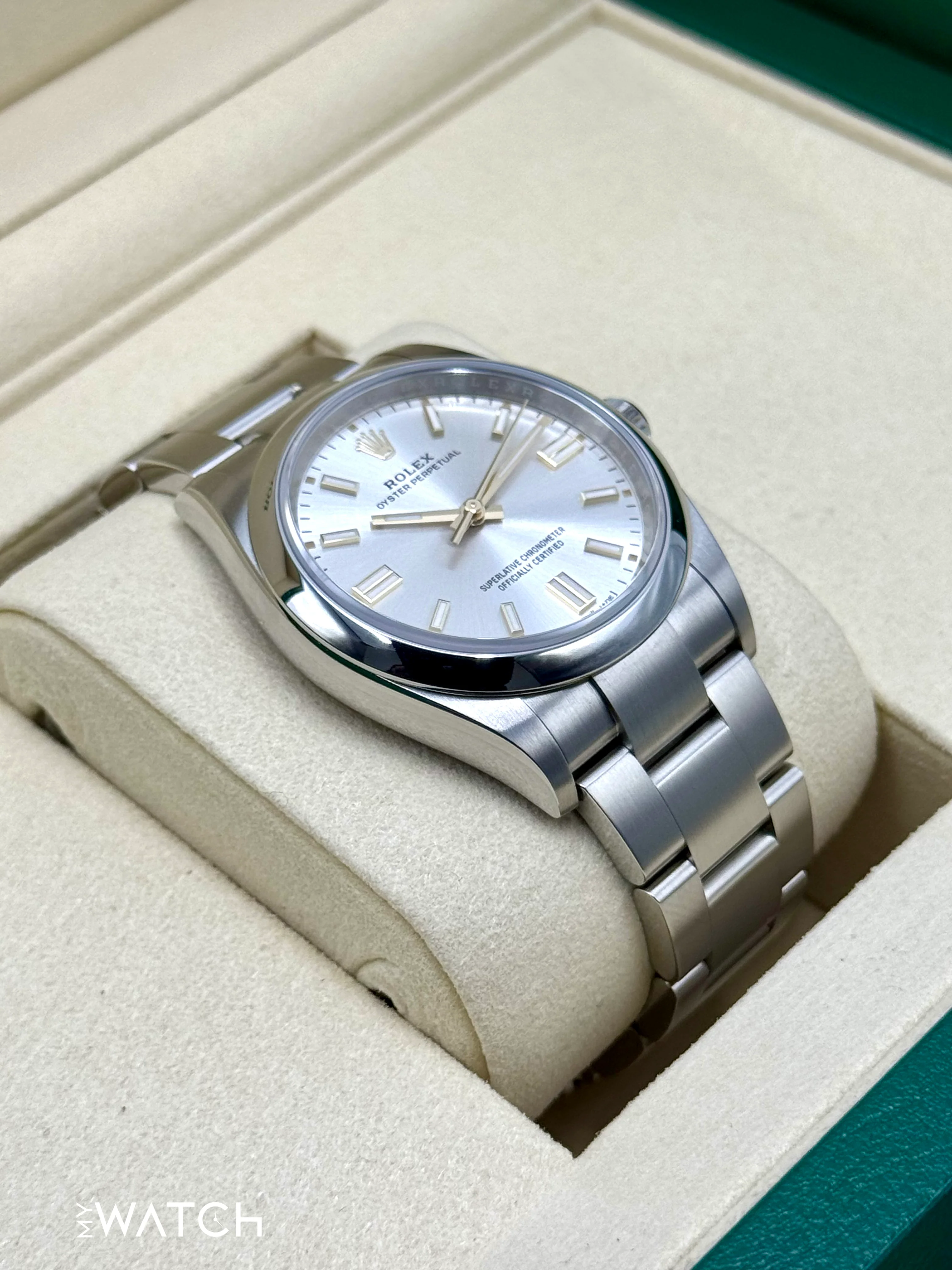 NEW 2025 Rolex Oyster Perpetual 36mm 126000 Silver Dial - Image 6