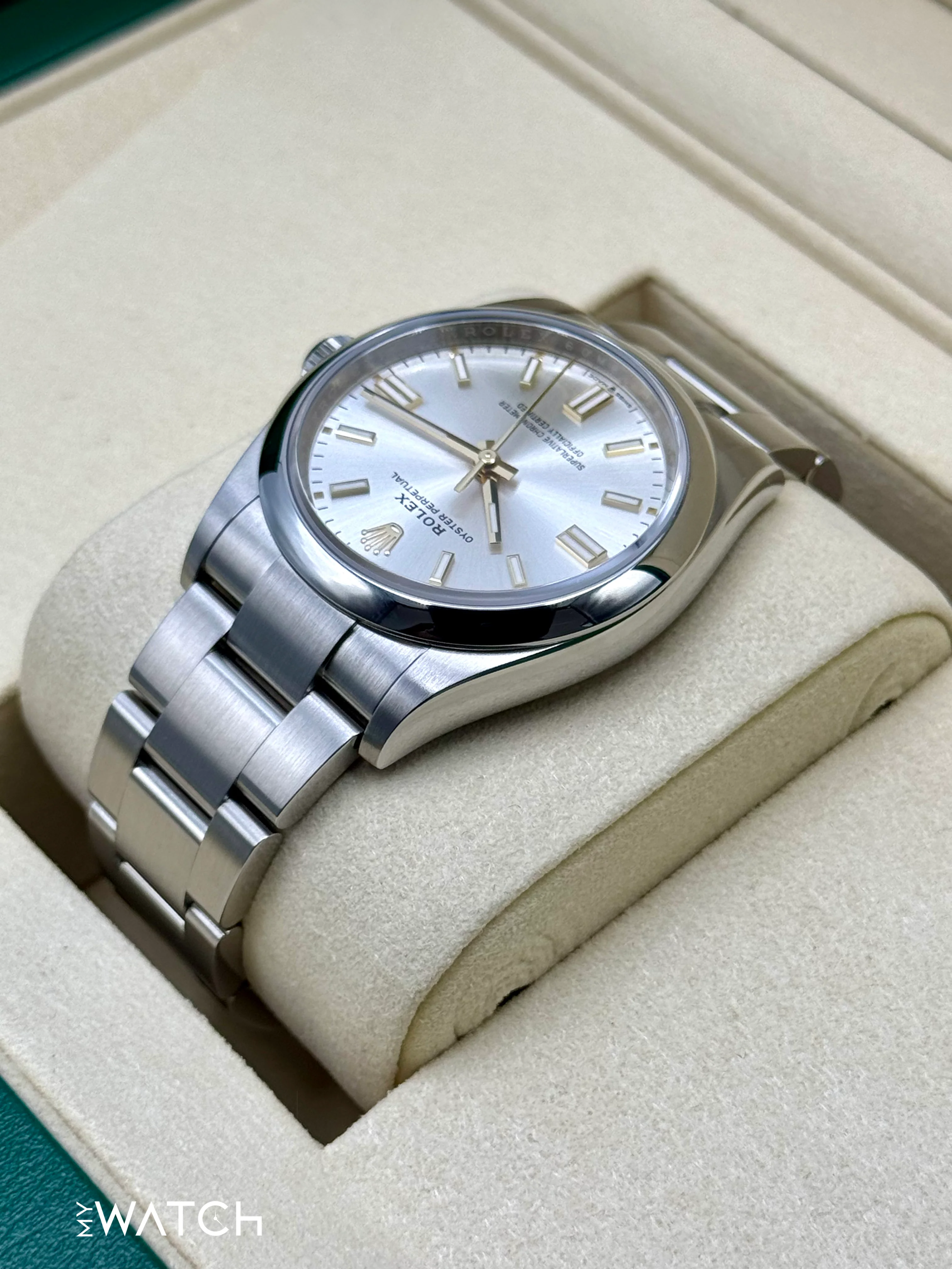 NEW 2025 Rolex Oyster Perpetual 36mm 126000 Silver Dial - Image 7