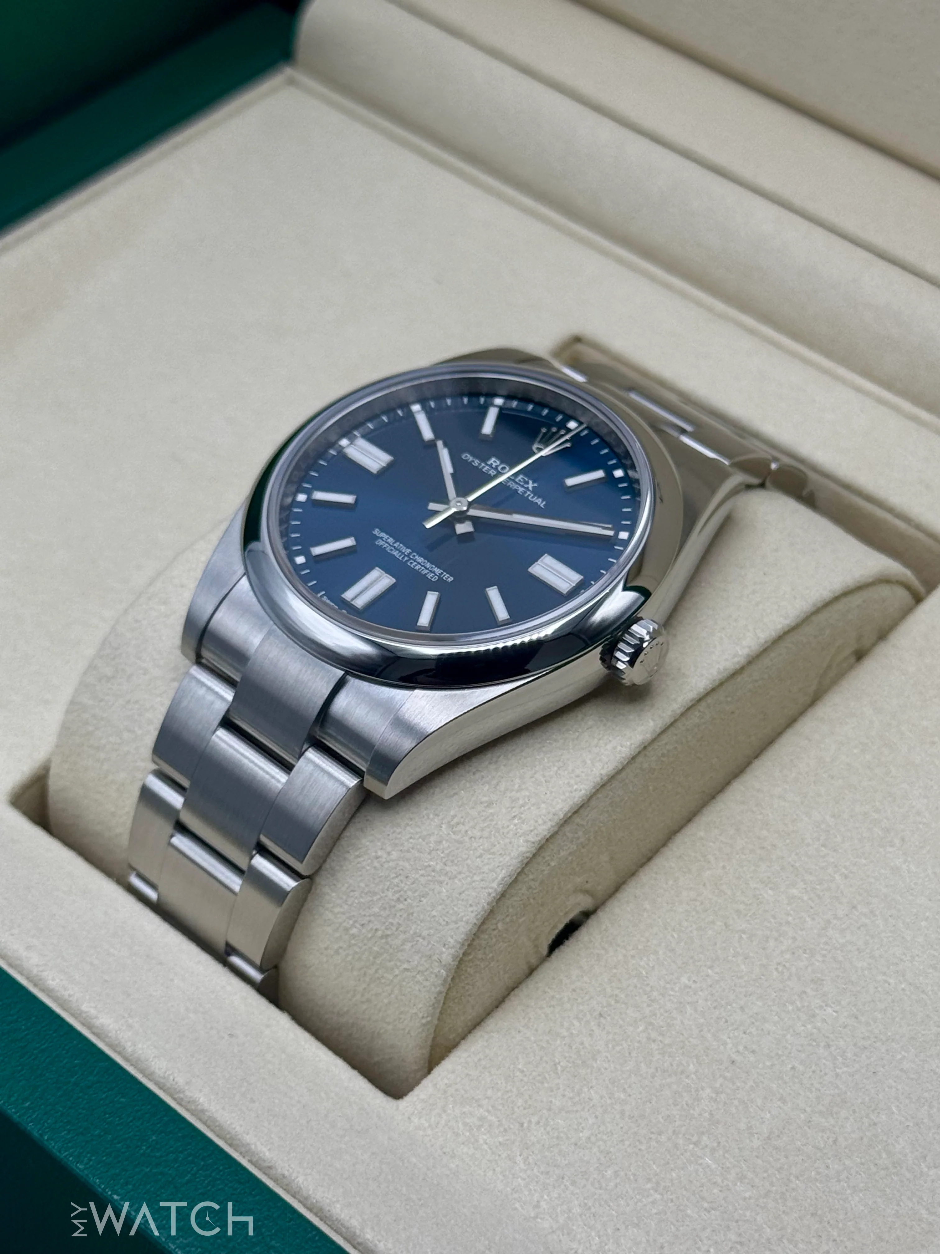 NEW 2025 Rolex Oyster Perpetual 41mm 124300 Blue Dial - Image 5