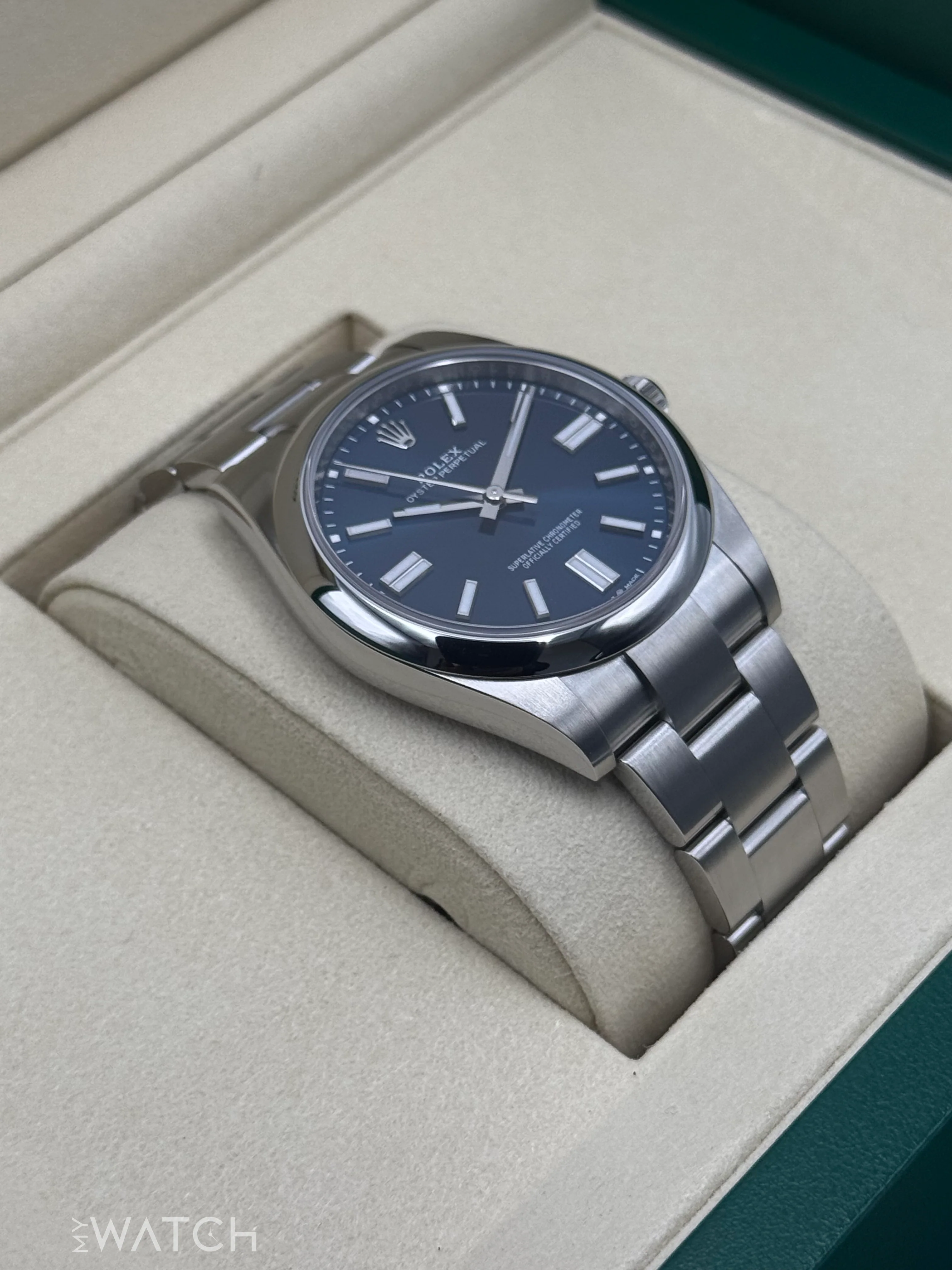 NEW 2025 Rolex Oyster Perpetual 41mm 124300 Blue Dial - Image 6
