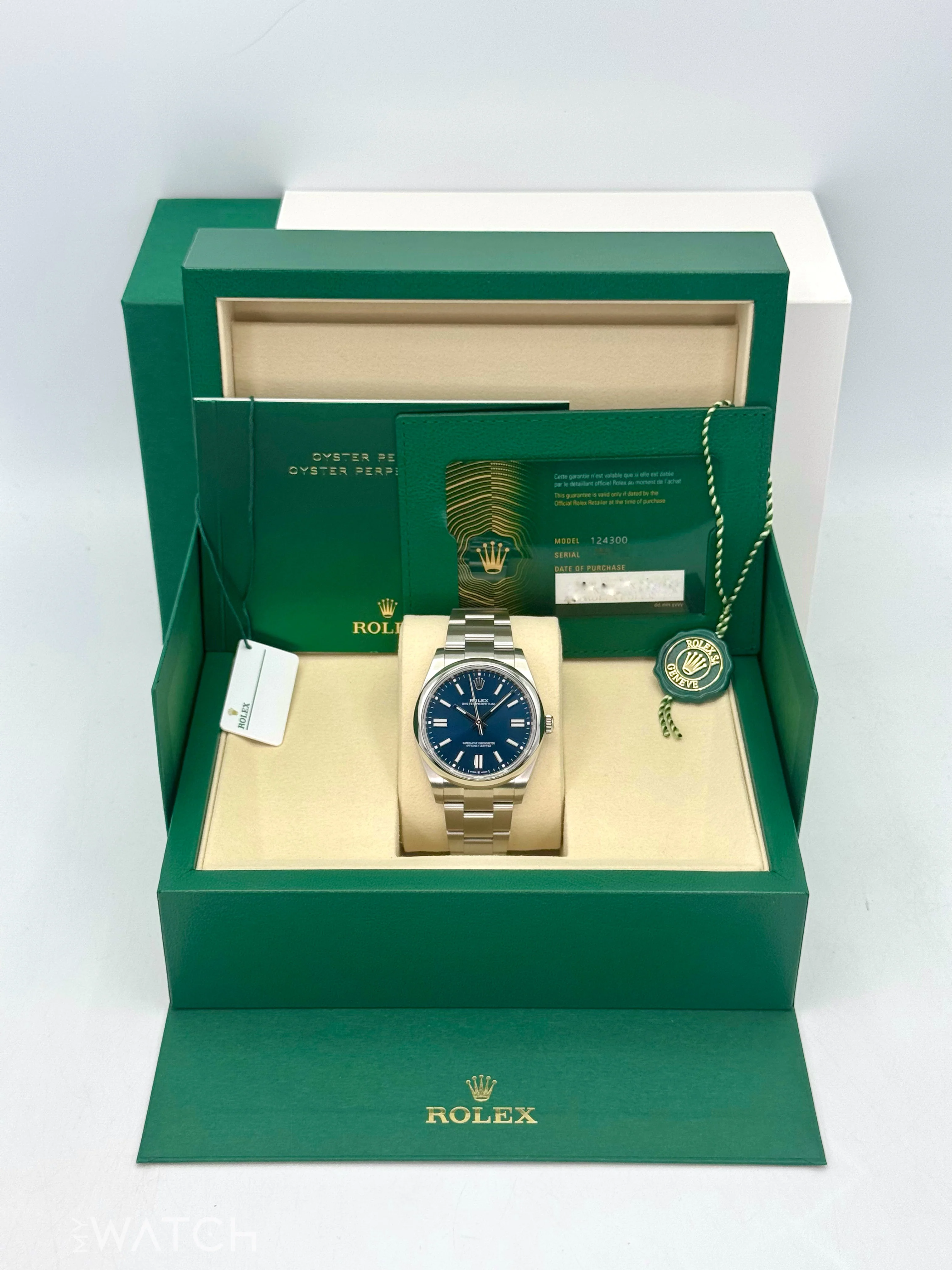 NEW 2025 Rolex Oyster Perpetual 41mm 124300 Blue Dial - Image 9