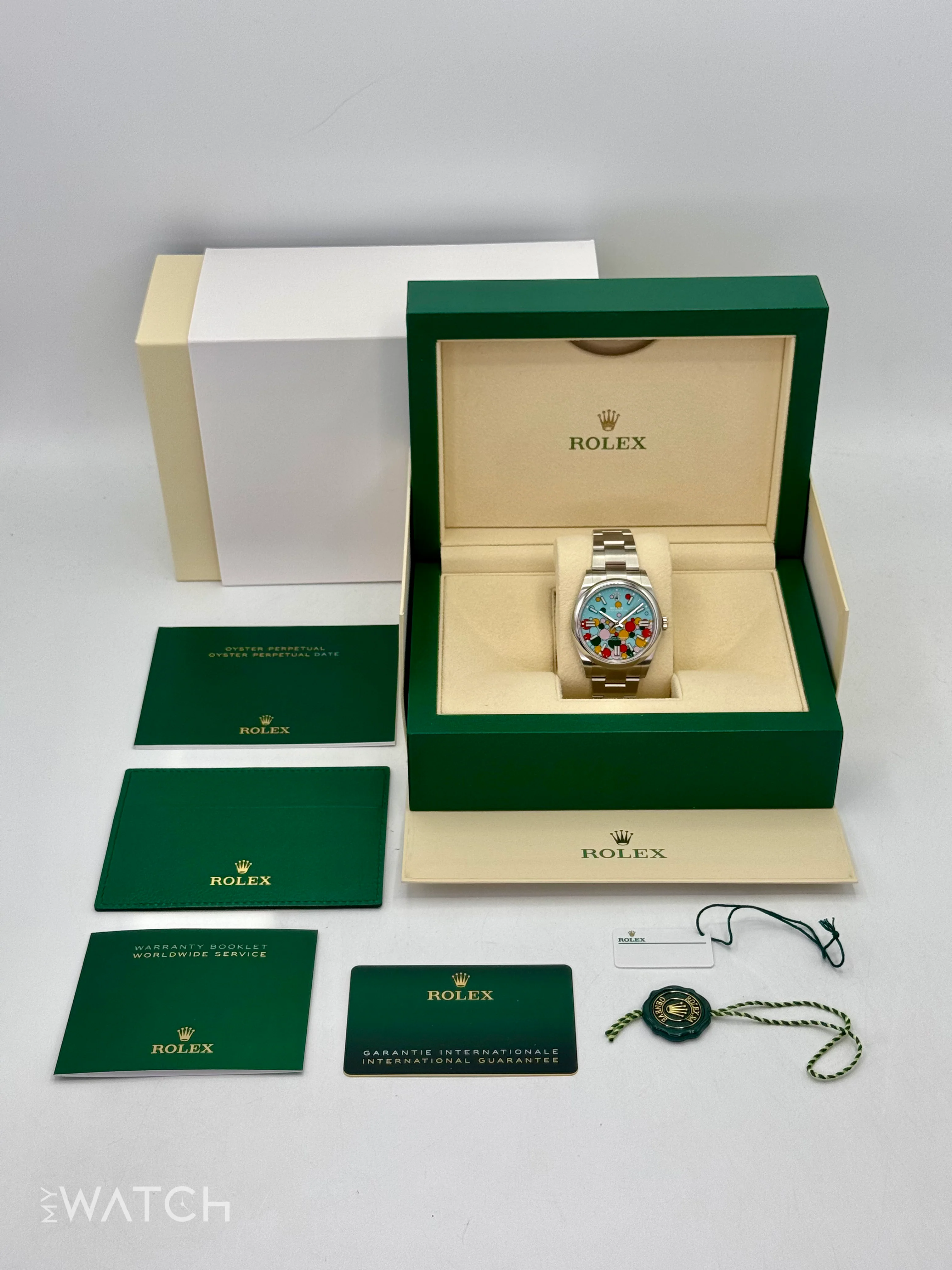 NEW 2025 Rolex Oyster Perpetual 41mm 124300 Celebration Dial - Image 10