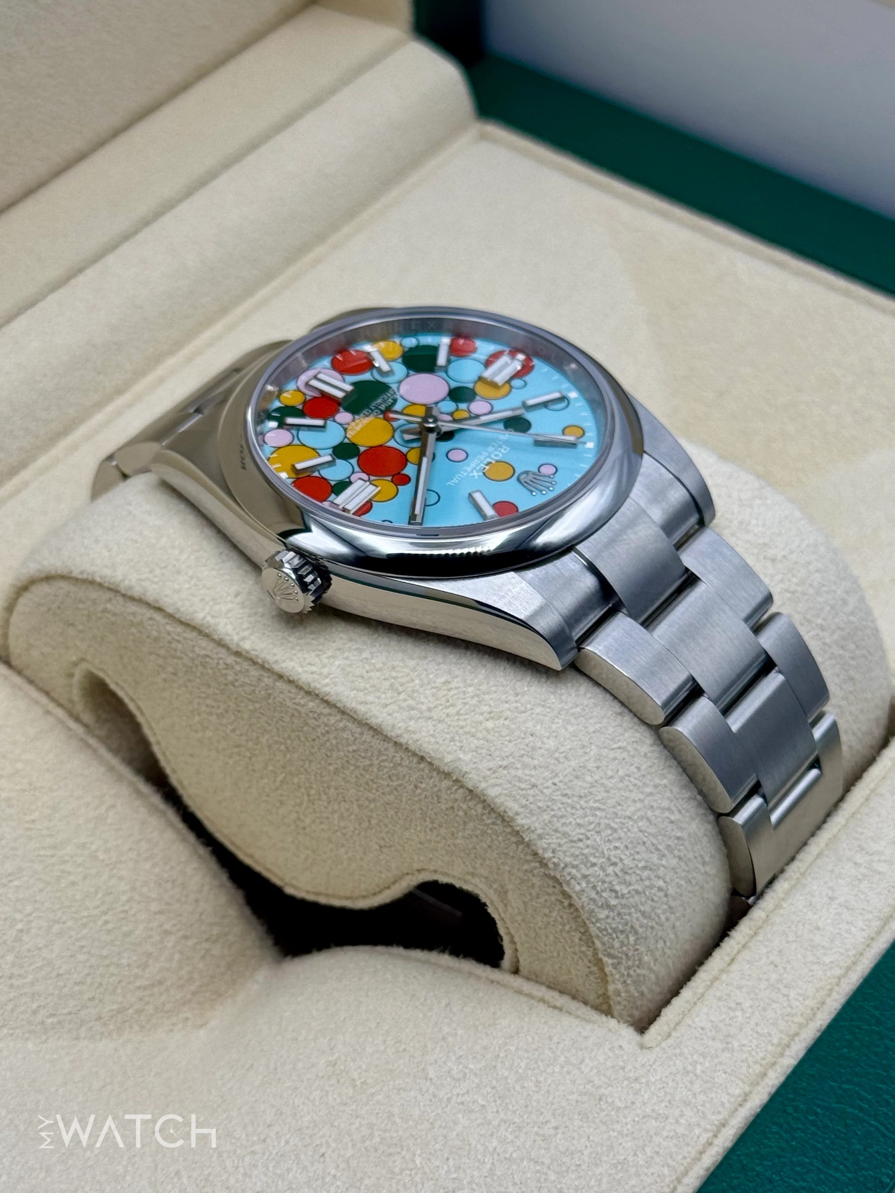 NEW 2025 Rolex Oyster Perpetual 41mm 124300 Celebration Dial - Image 8