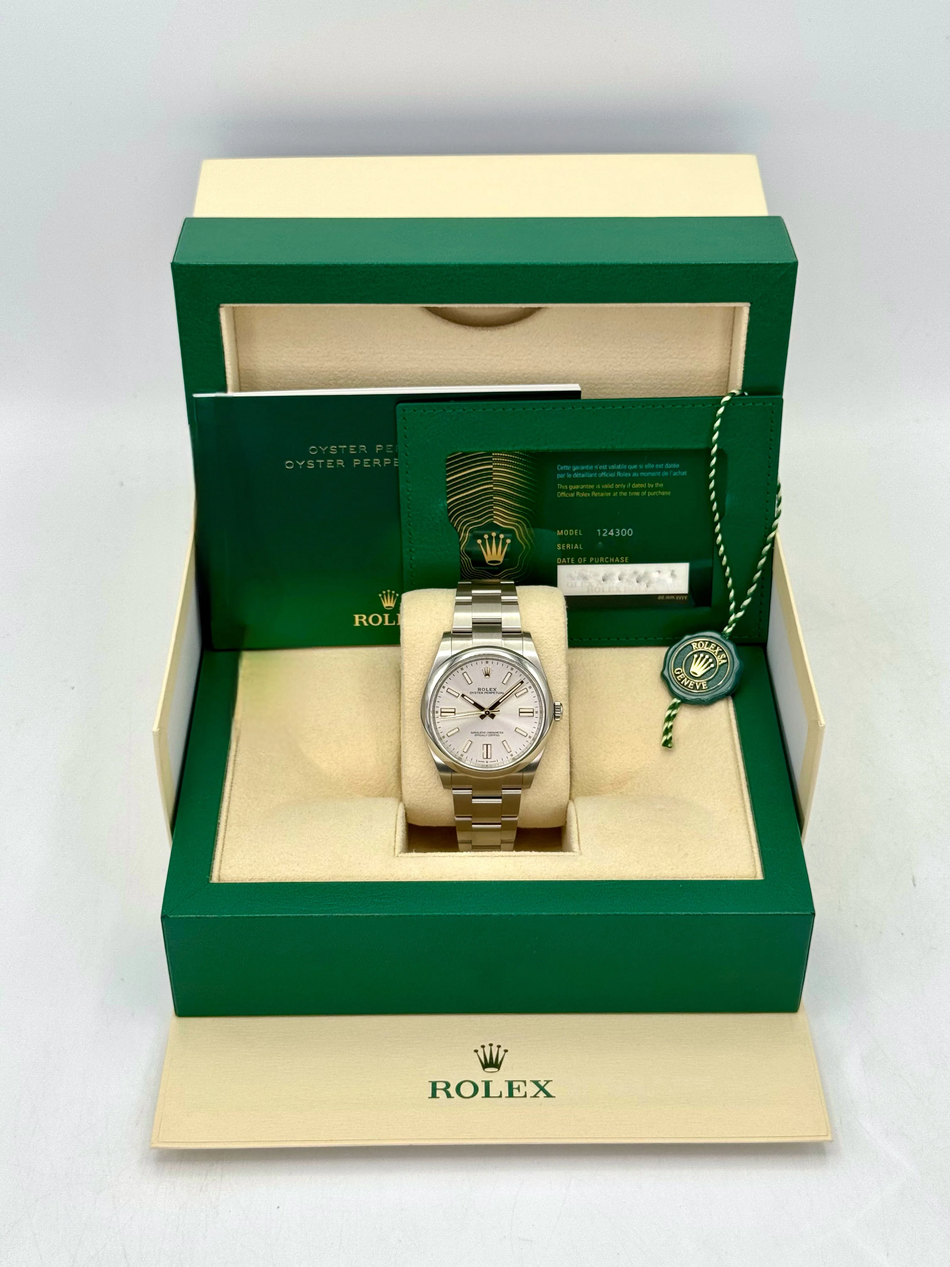 NEW 2025 Rolex Oyster Perpetual 41mm 124300 Silver Dial - Image 9