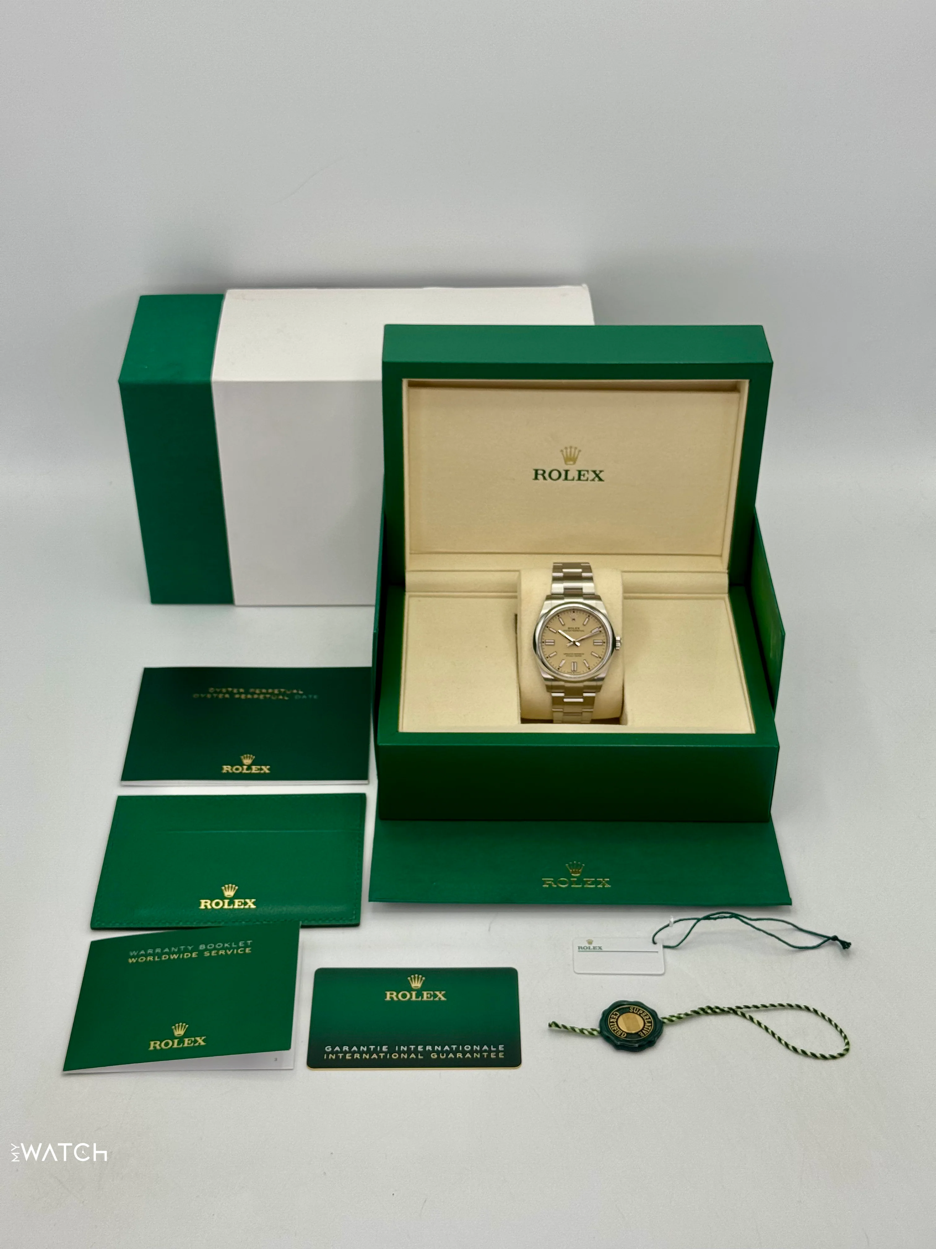 NEW 2025 Rolex Oyster Perpetual 41mm 134300 Beige Dial - Image 10