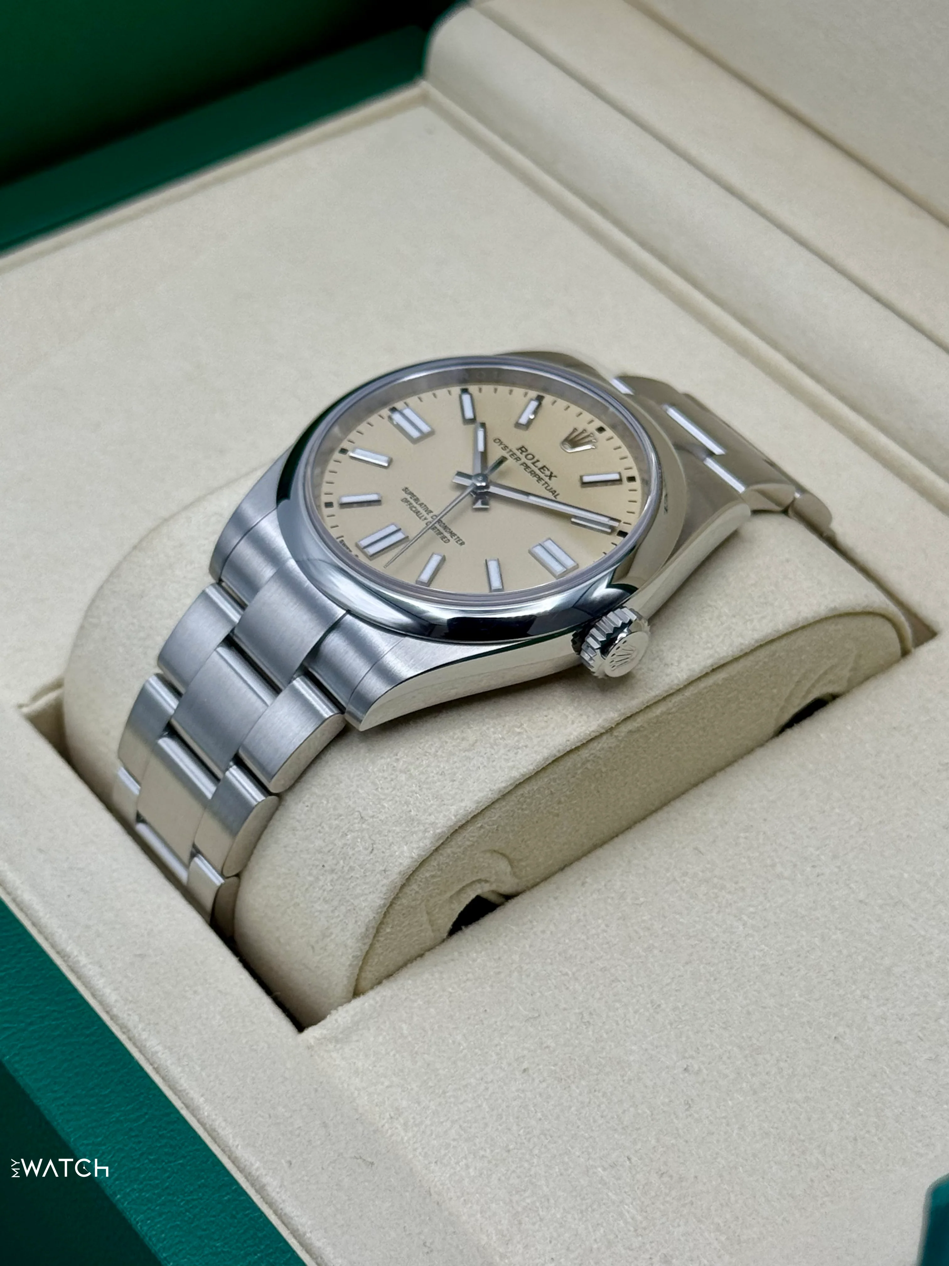 NEW 2025 Rolex Oyster Perpetual 41mm 134300 Beige Dial - Image 5