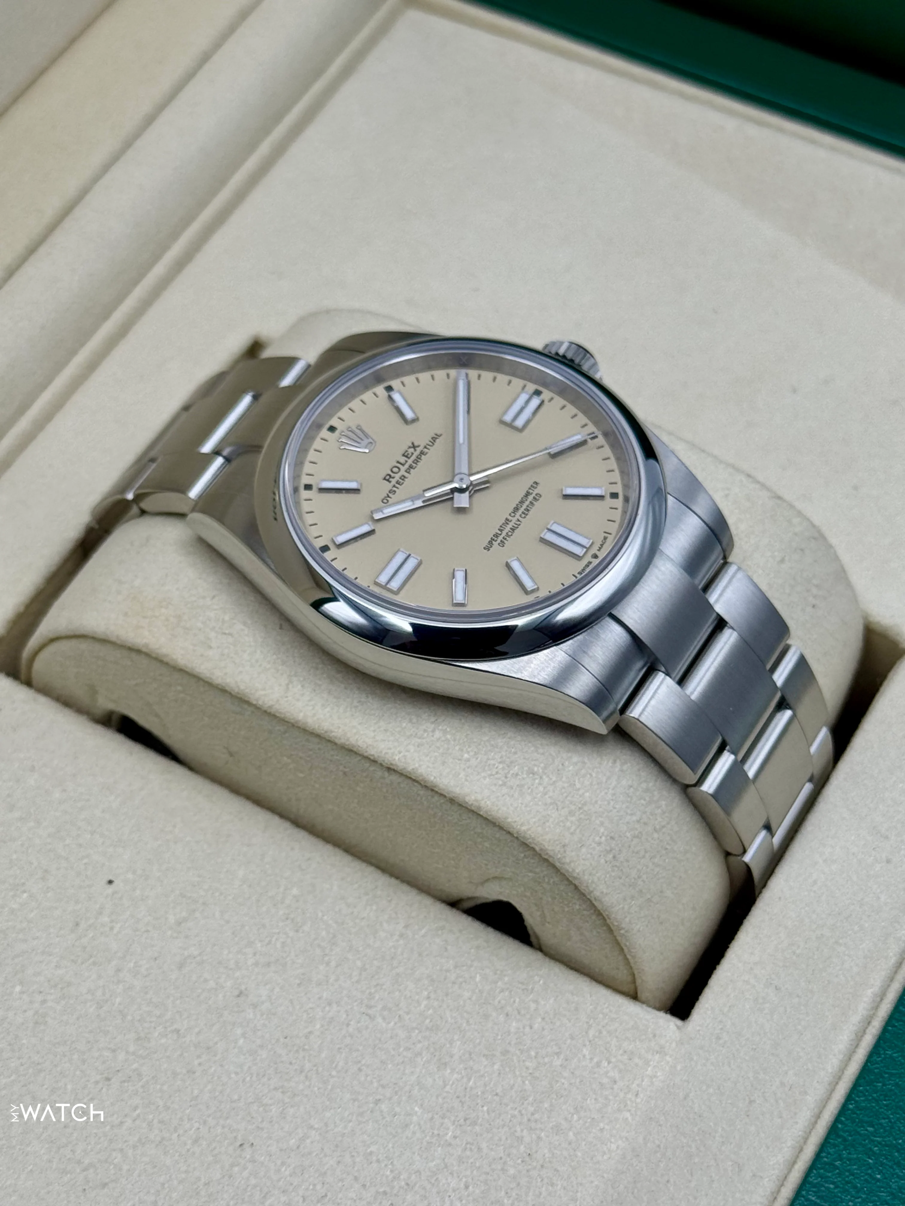 NEW 2025 Rolex Oyster Perpetual 41mm 134300 Beige Dial - Image 6