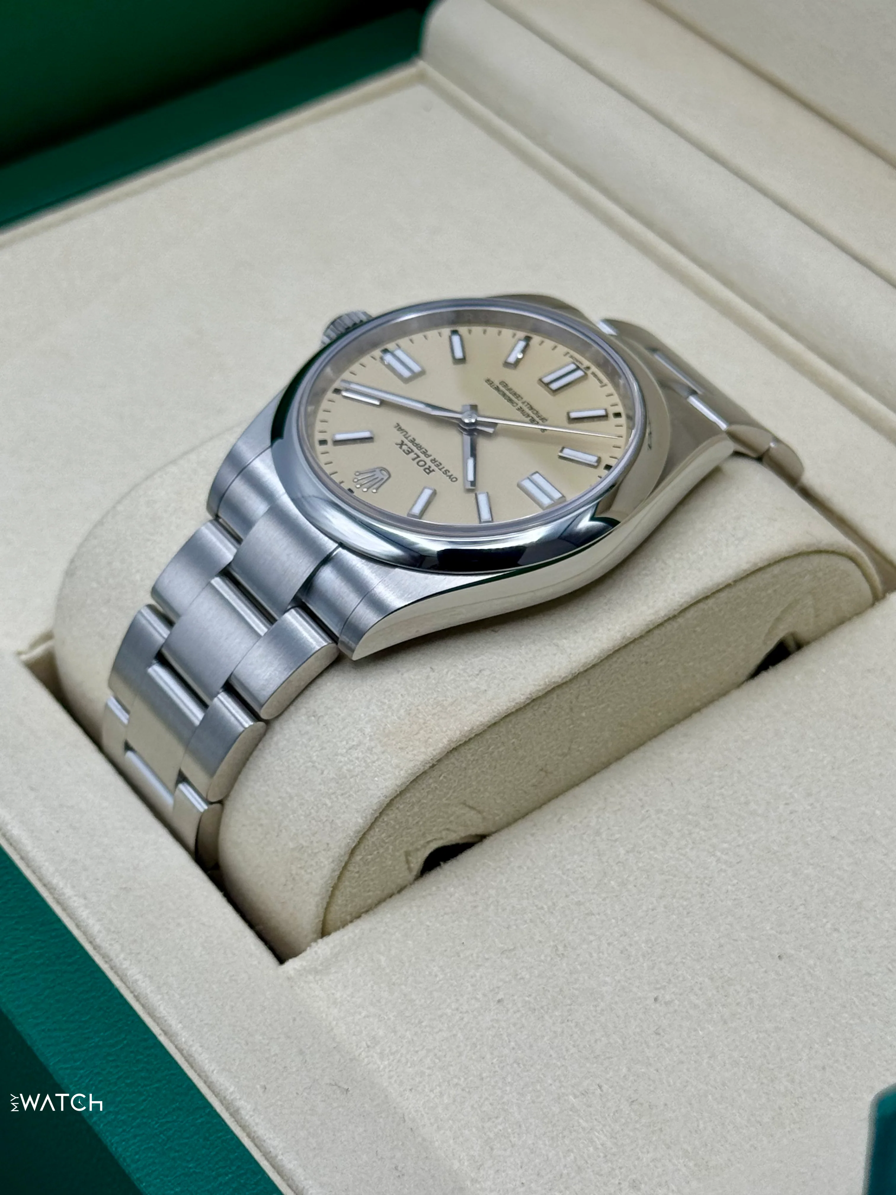 NEW 2025 Rolex Oyster Perpetual 41mm 134300 Beige Dial - Image 7