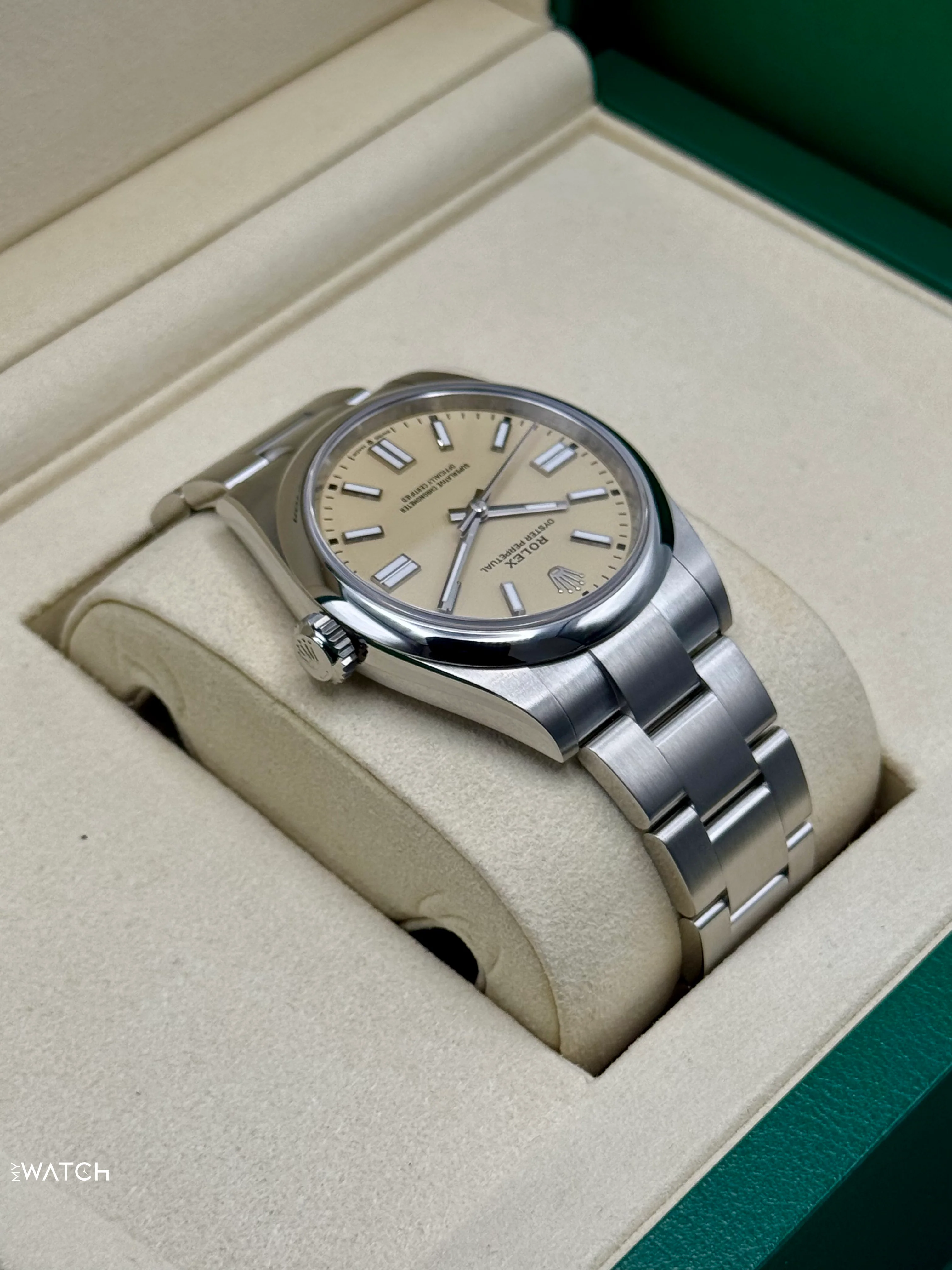 NEW 2025 Rolex Oyster Perpetual 41mm 134300 Beige Dial - Image 8