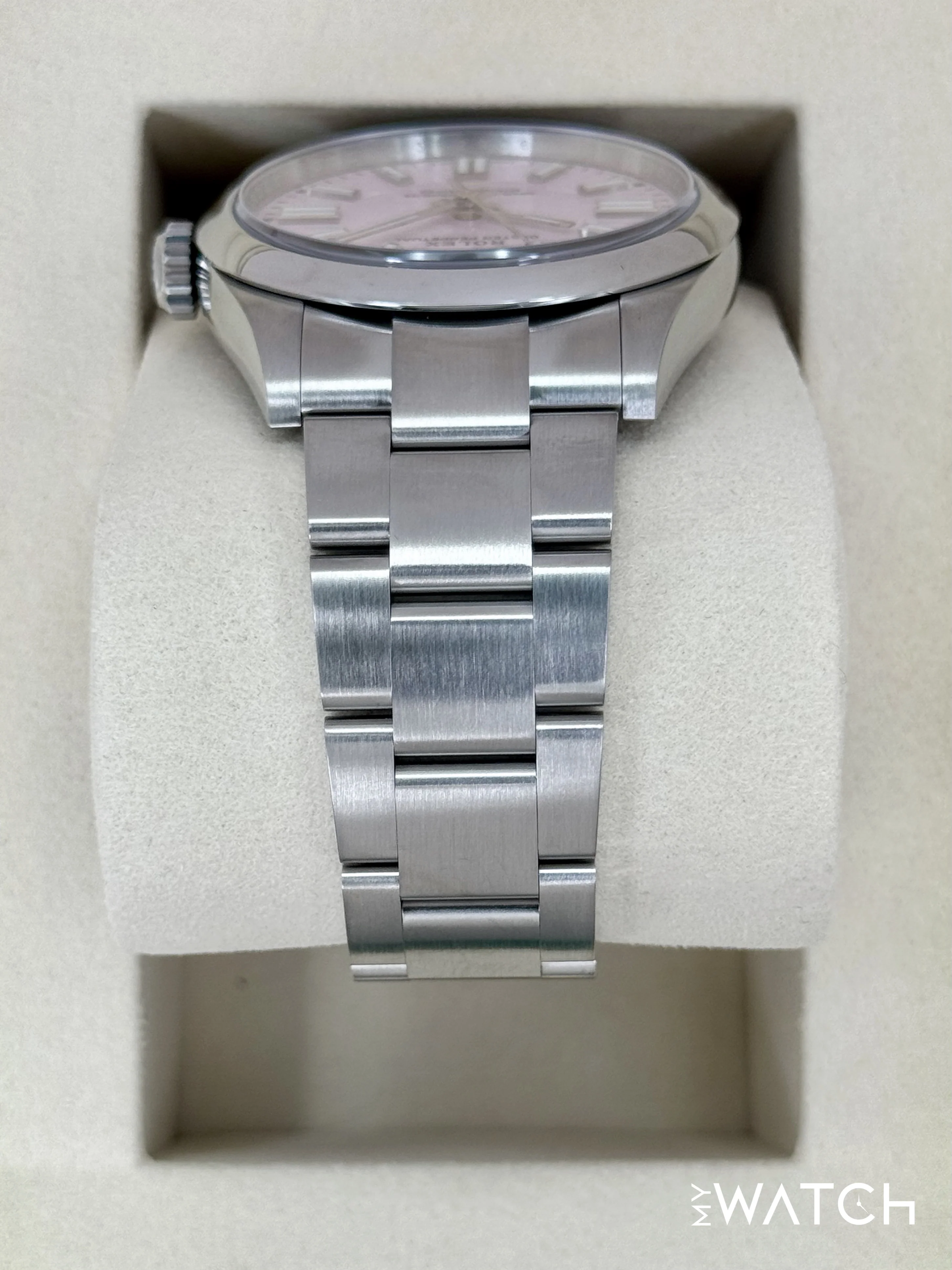 NEW 2025 Rolex Oyster Perpetual 41mm 134300 Candy Pink Dial - Image 3