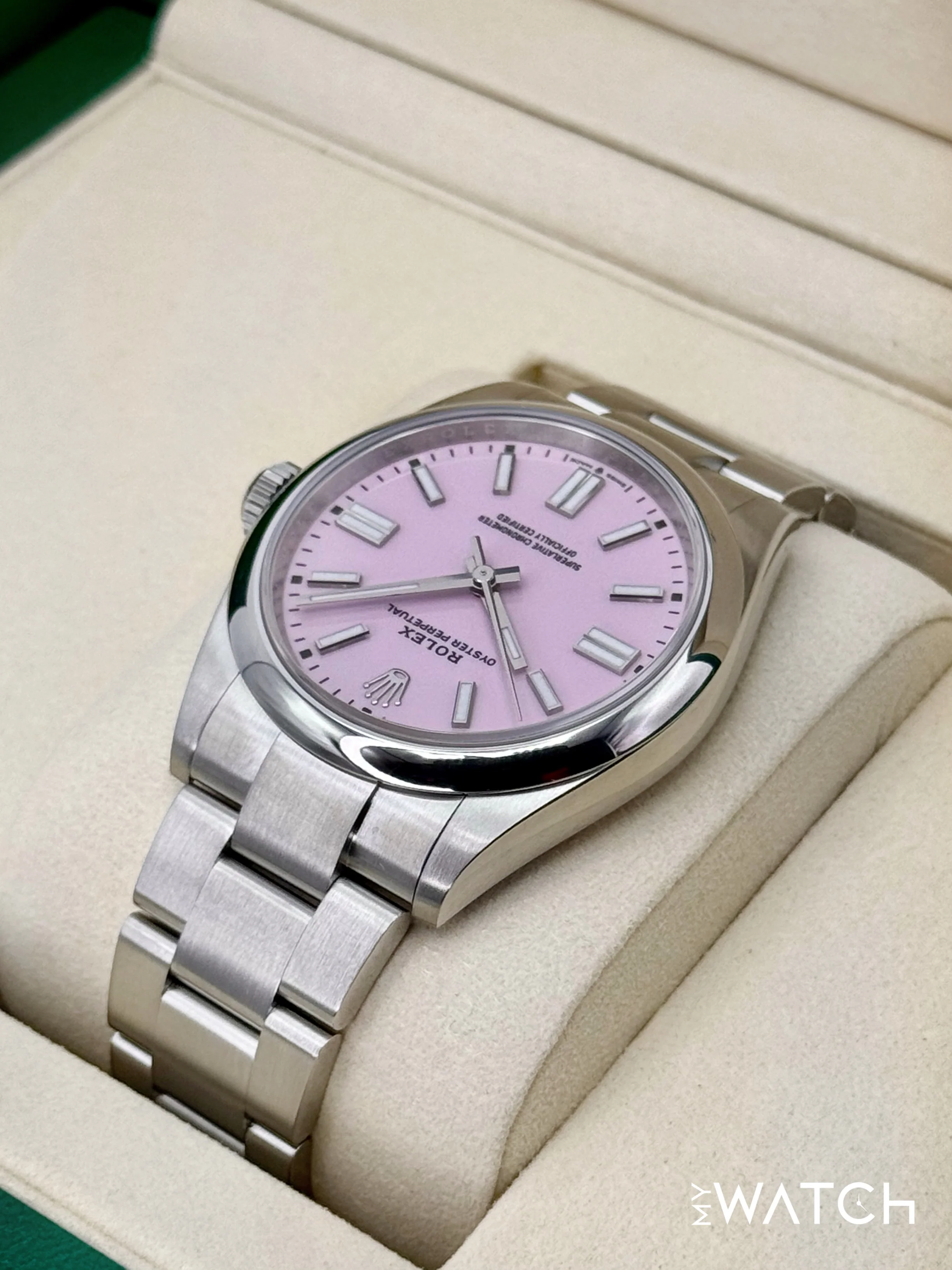 NEW 2025 Rolex Oyster Perpetual 41mm 134300 Candy Pink Dial - Image 6