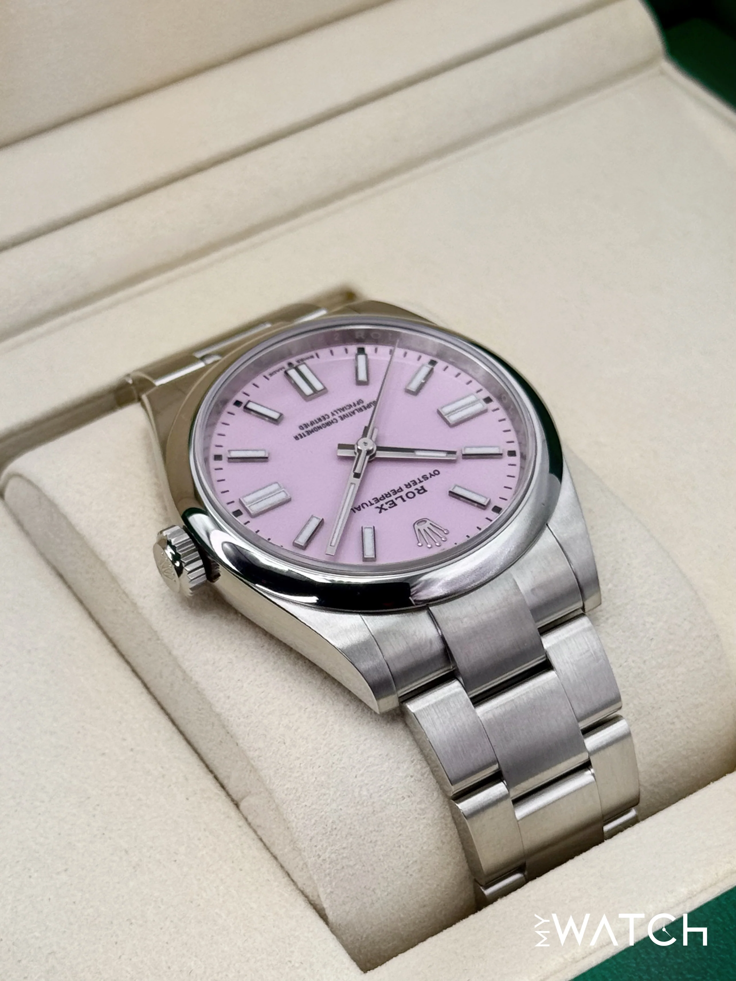 NEW 2025 Rolex Oyster Perpetual 41mm 134300 Candy Pink Dial - Image 7
