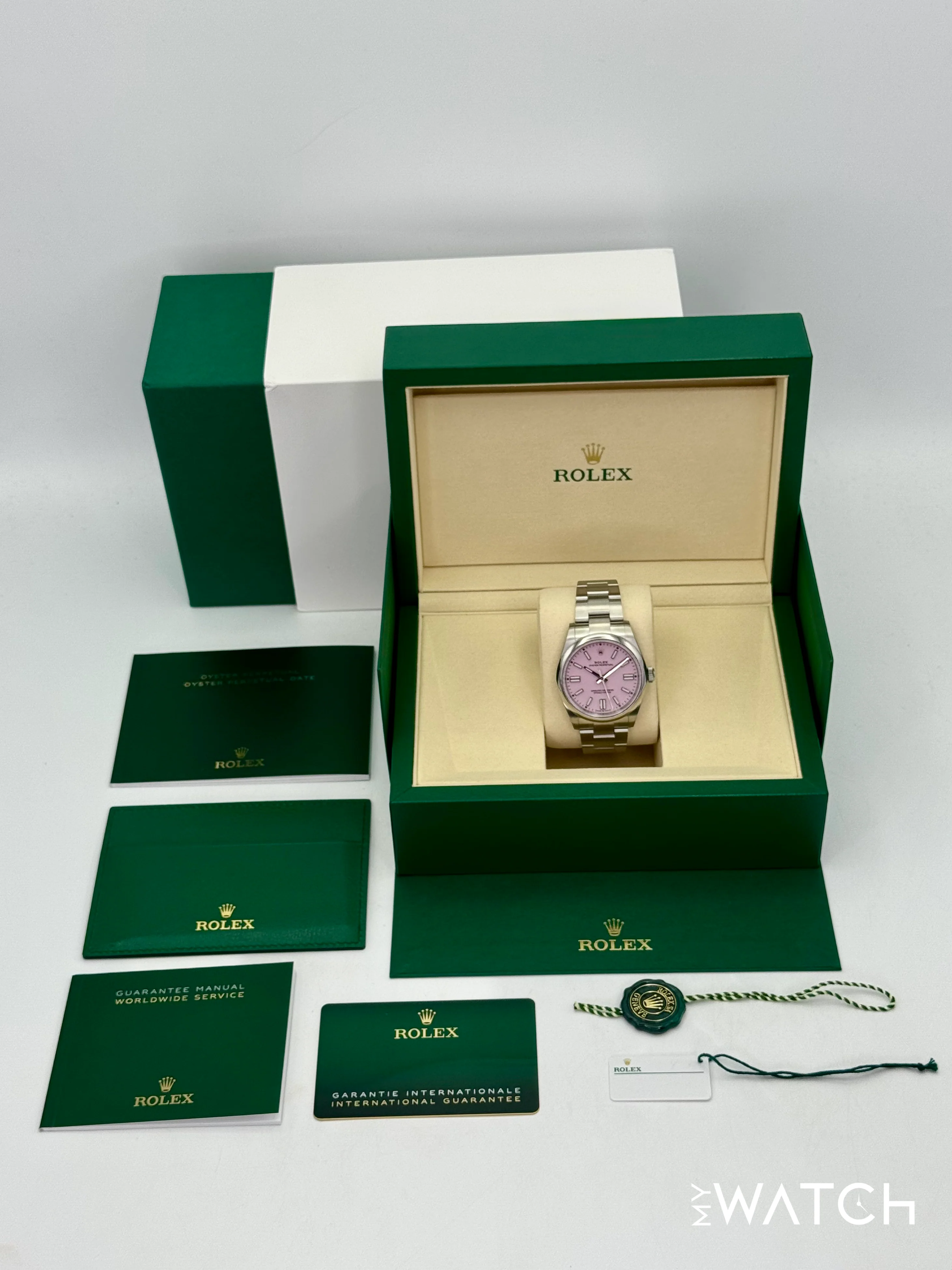 NEW 2025 Rolex Oyster Perpetual 41mm 134300 Candy Pink Dial - Image 9