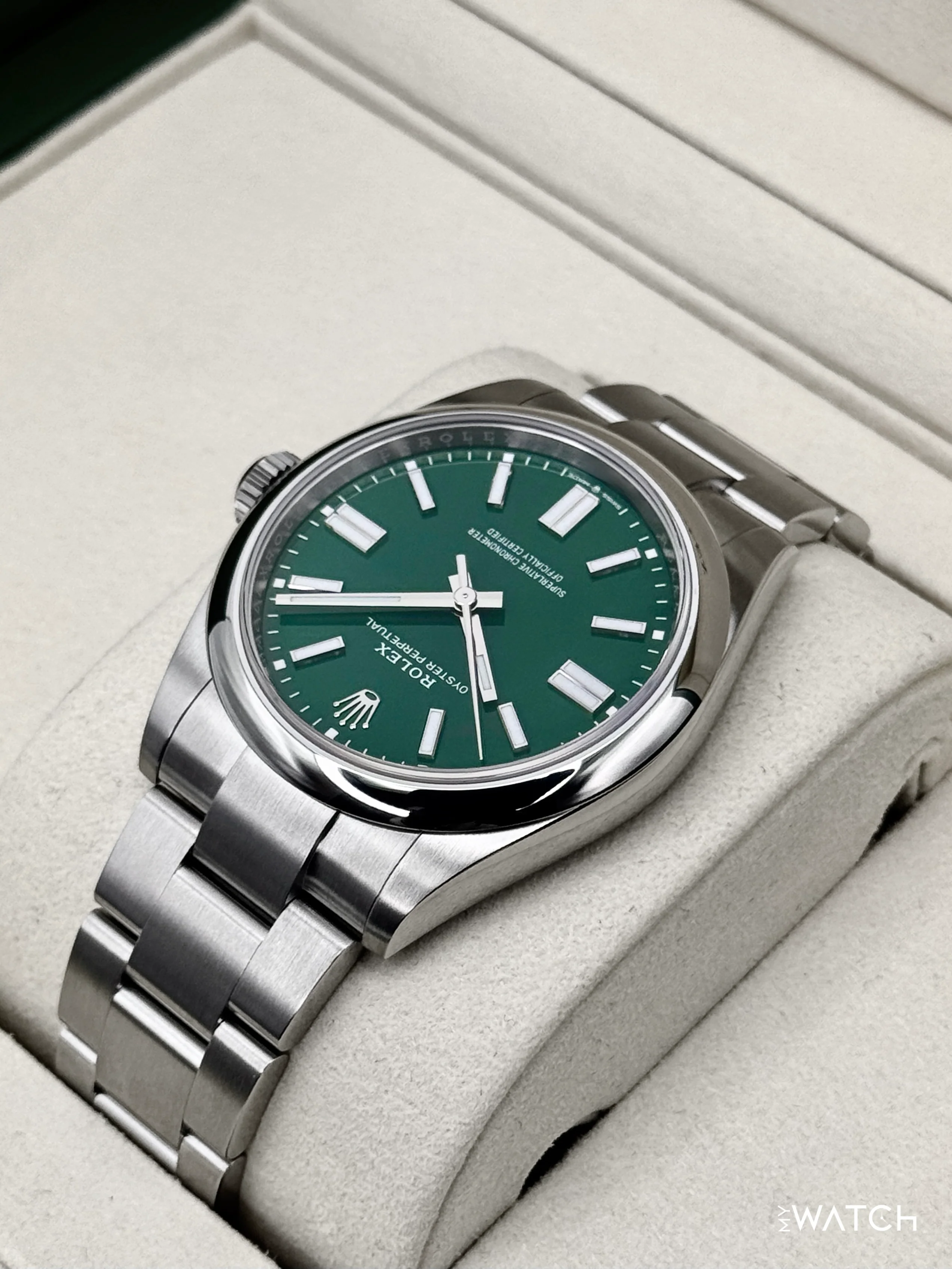 NEW 2025 Rolex Oyster Perpetual 41mm 134300 Green Dial - Image 7