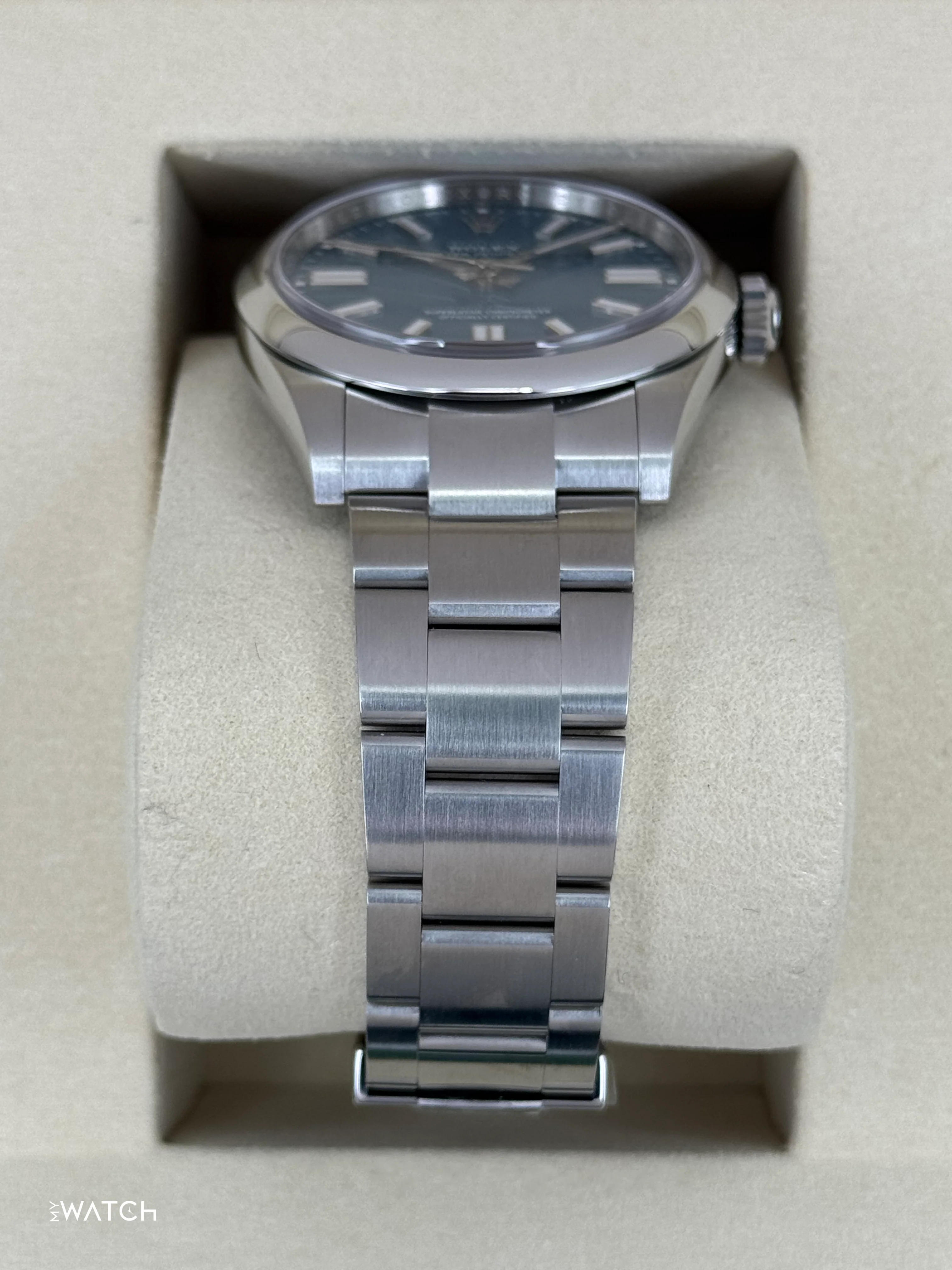 NEW 2025 Rolex Oyster Perpetual 41mm 134300 Med Blue Dial - Image 3