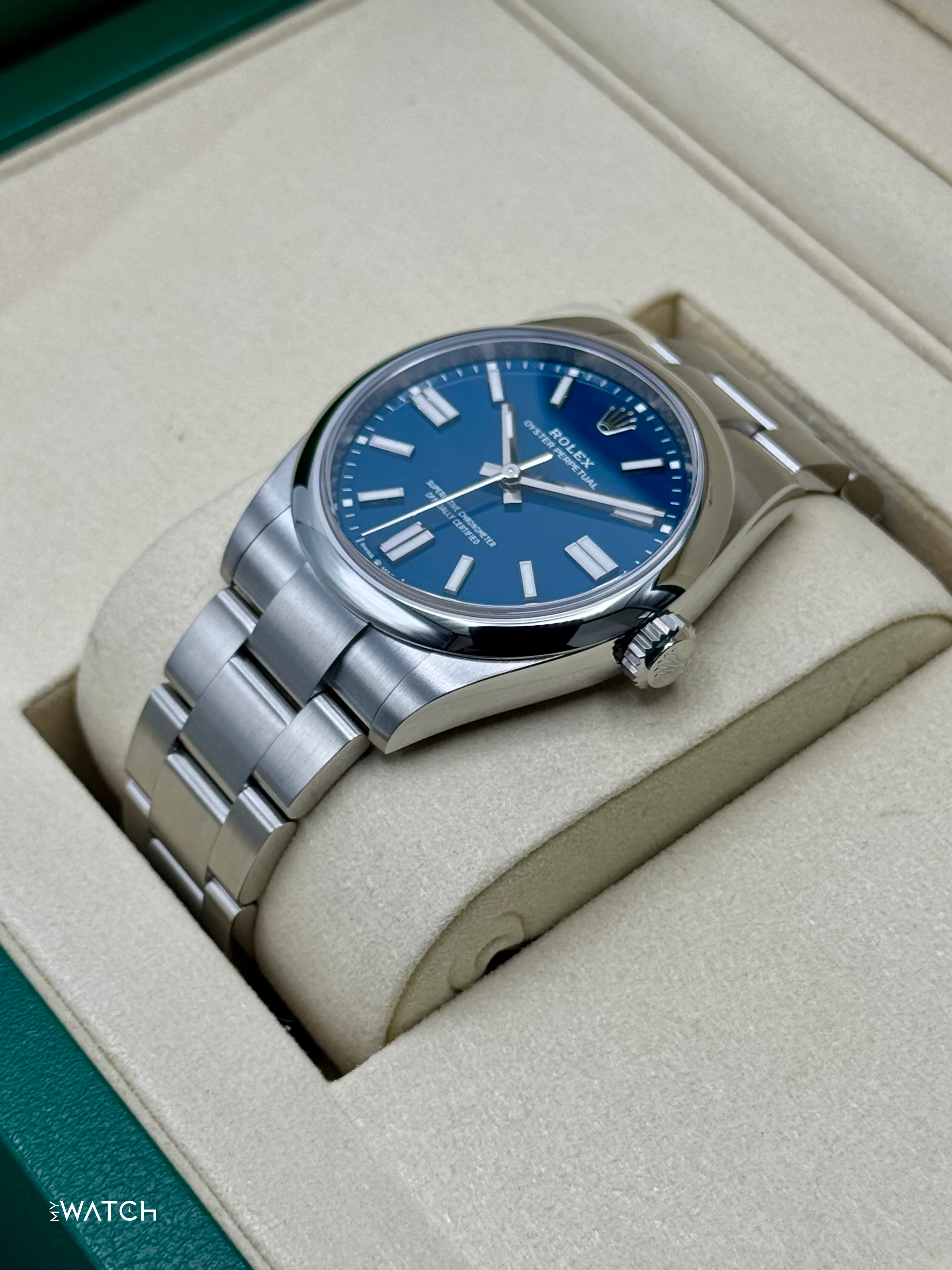 NEW 2025 Rolex Oyster Perpetual 41mm 134300 Med Blue Dial - Image 5