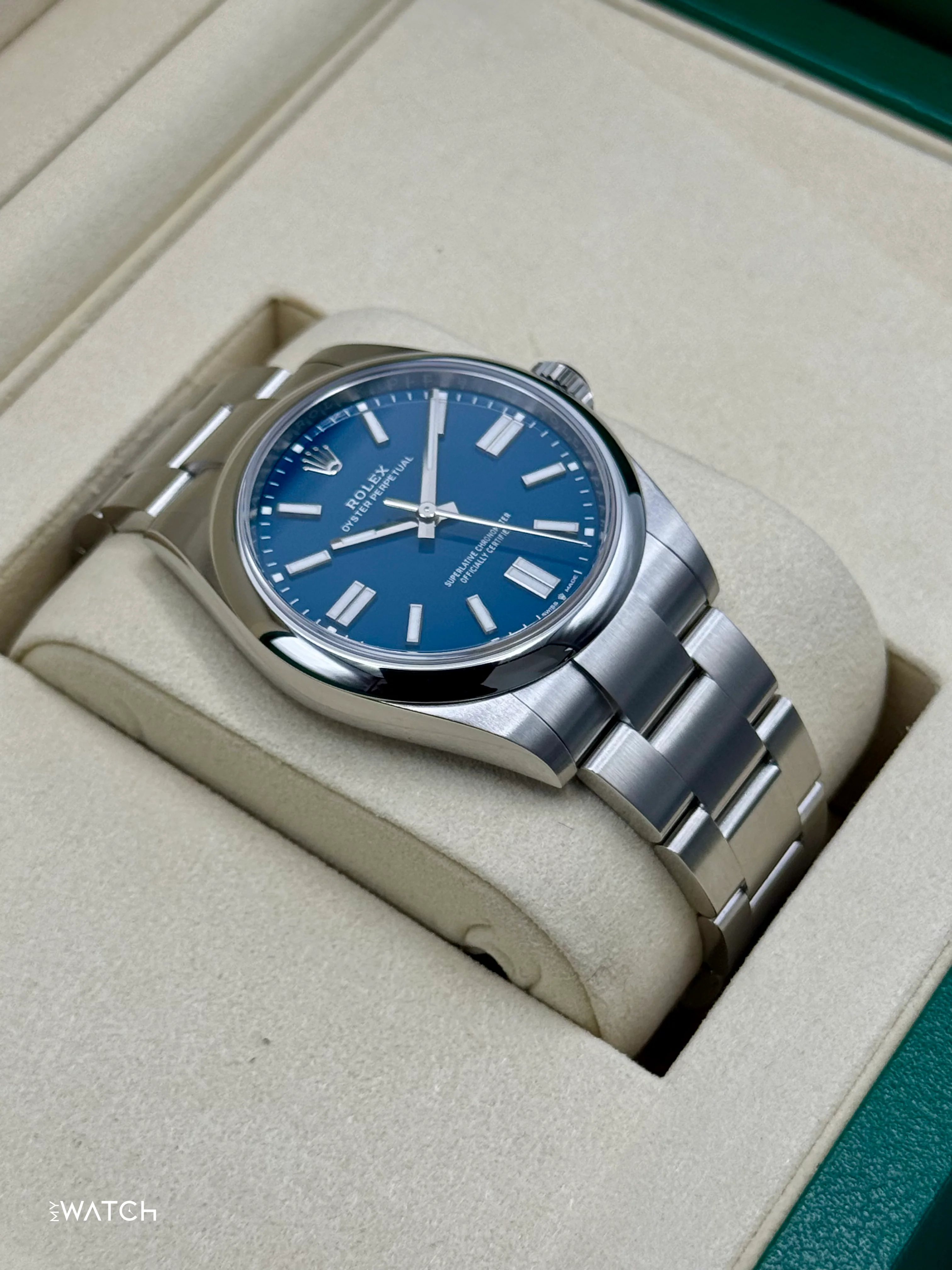 NEW 2025 Rolex Oyster Perpetual 41mm 134300 Med Blue Dial - Image 6