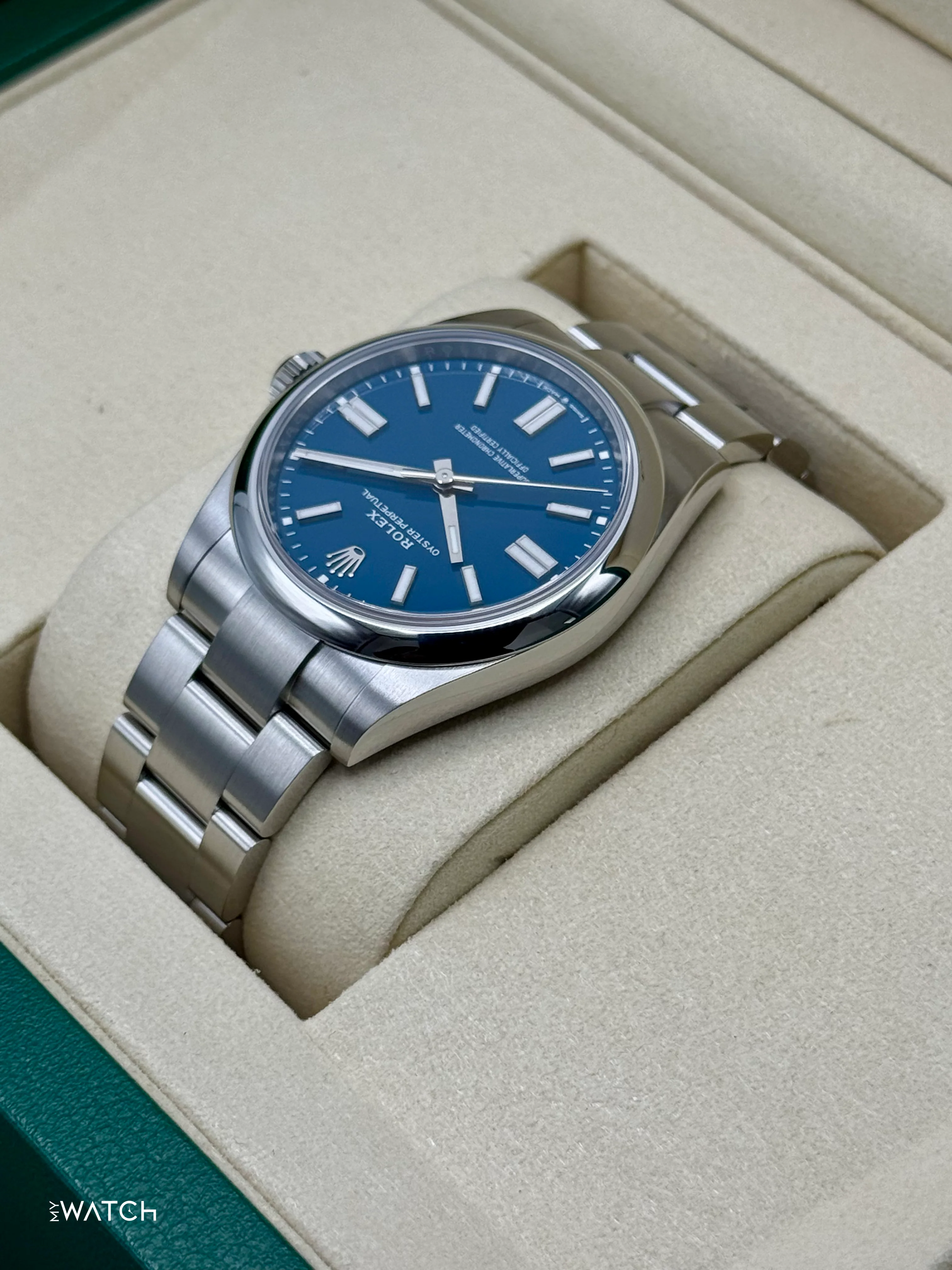 NEW 2025 Rolex Oyster Perpetual 41mm 134300 Med Blue Dial - Image 7