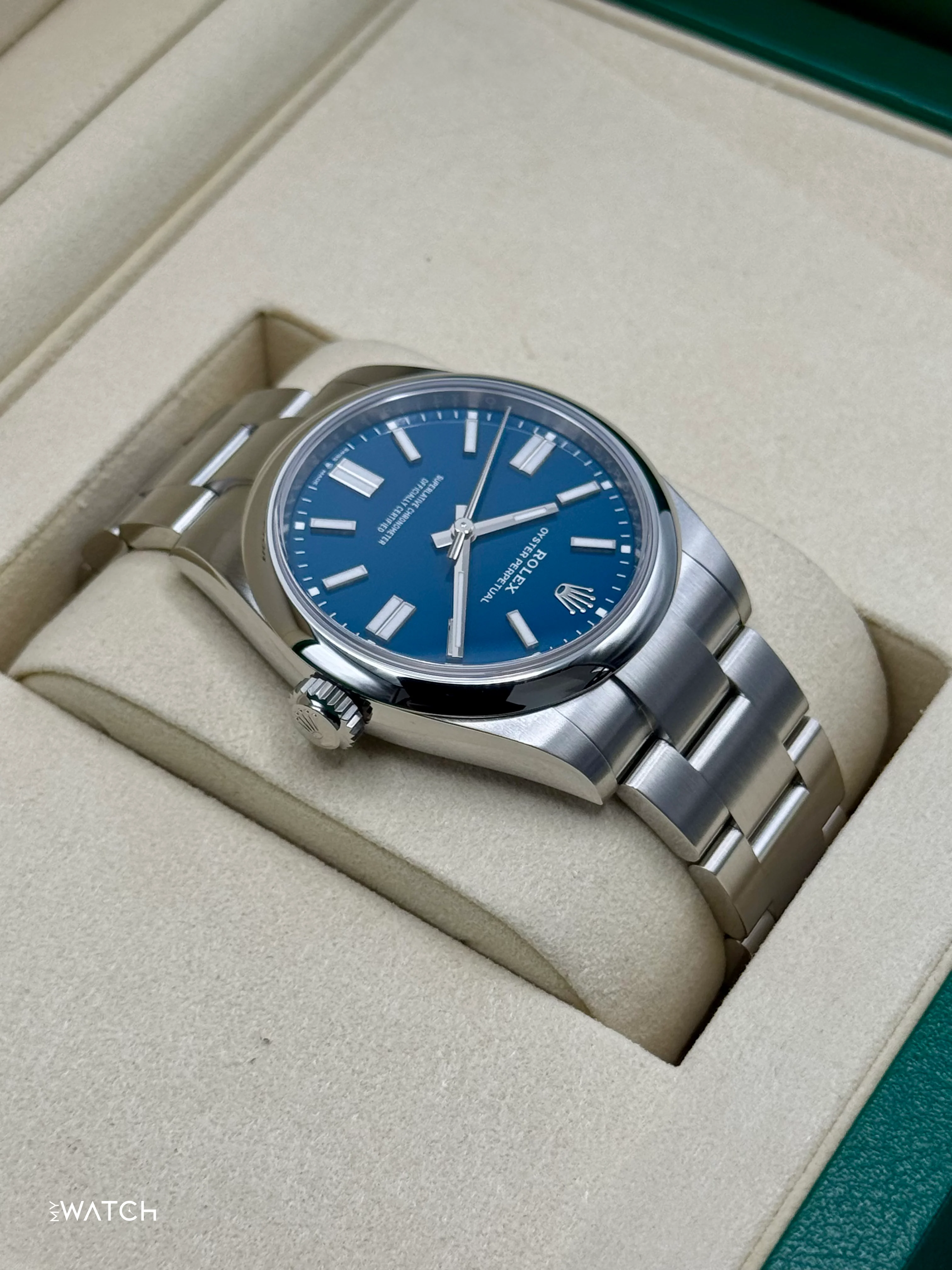 NEW 2025 Rolex Oyster Perpetual 41mm 134300 Med Blue Dial - Image 8