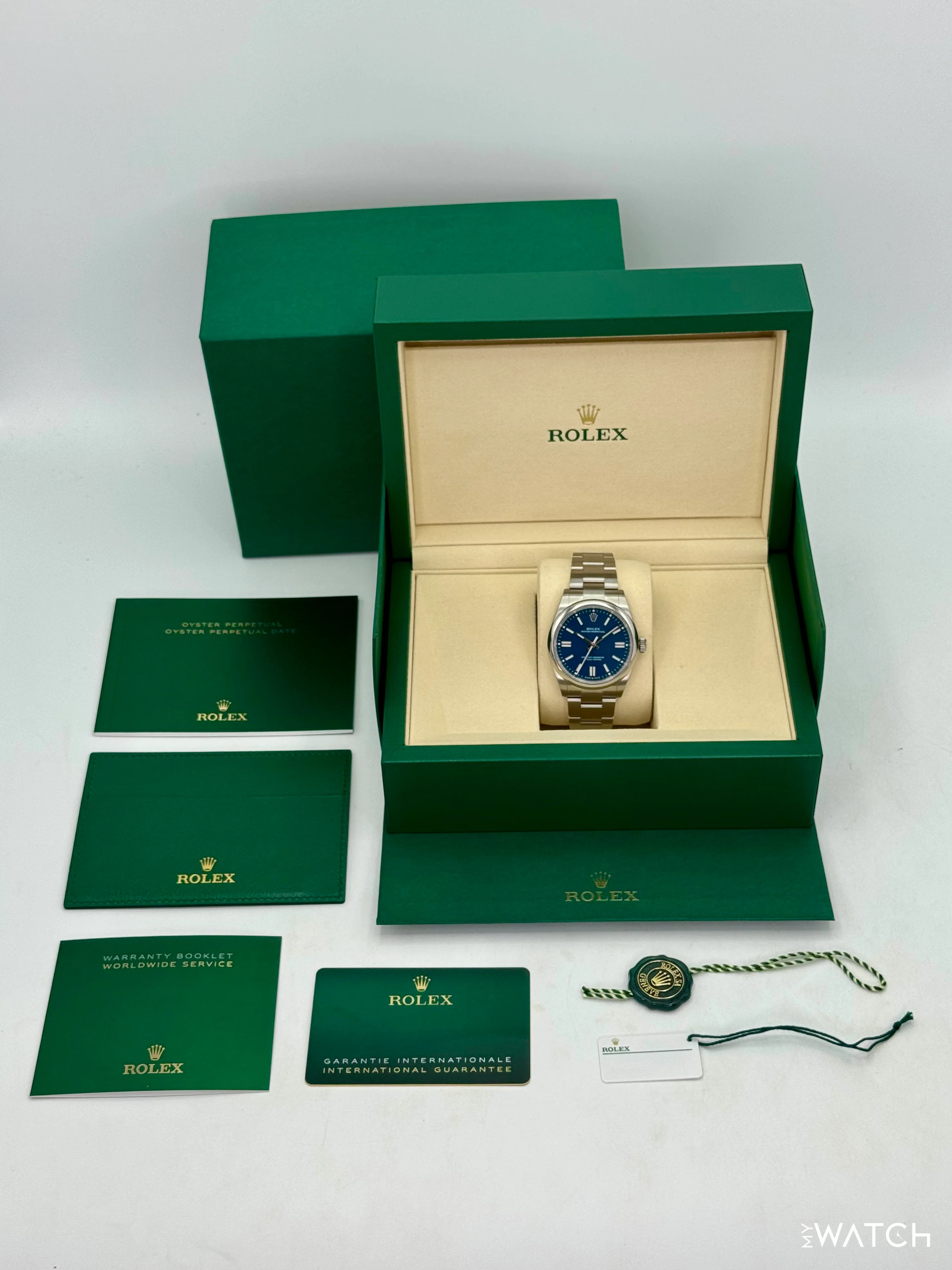 NEW 2025 Rolex Oyster Perpetual 41mm 134300 Med Blue Dial - Image 10