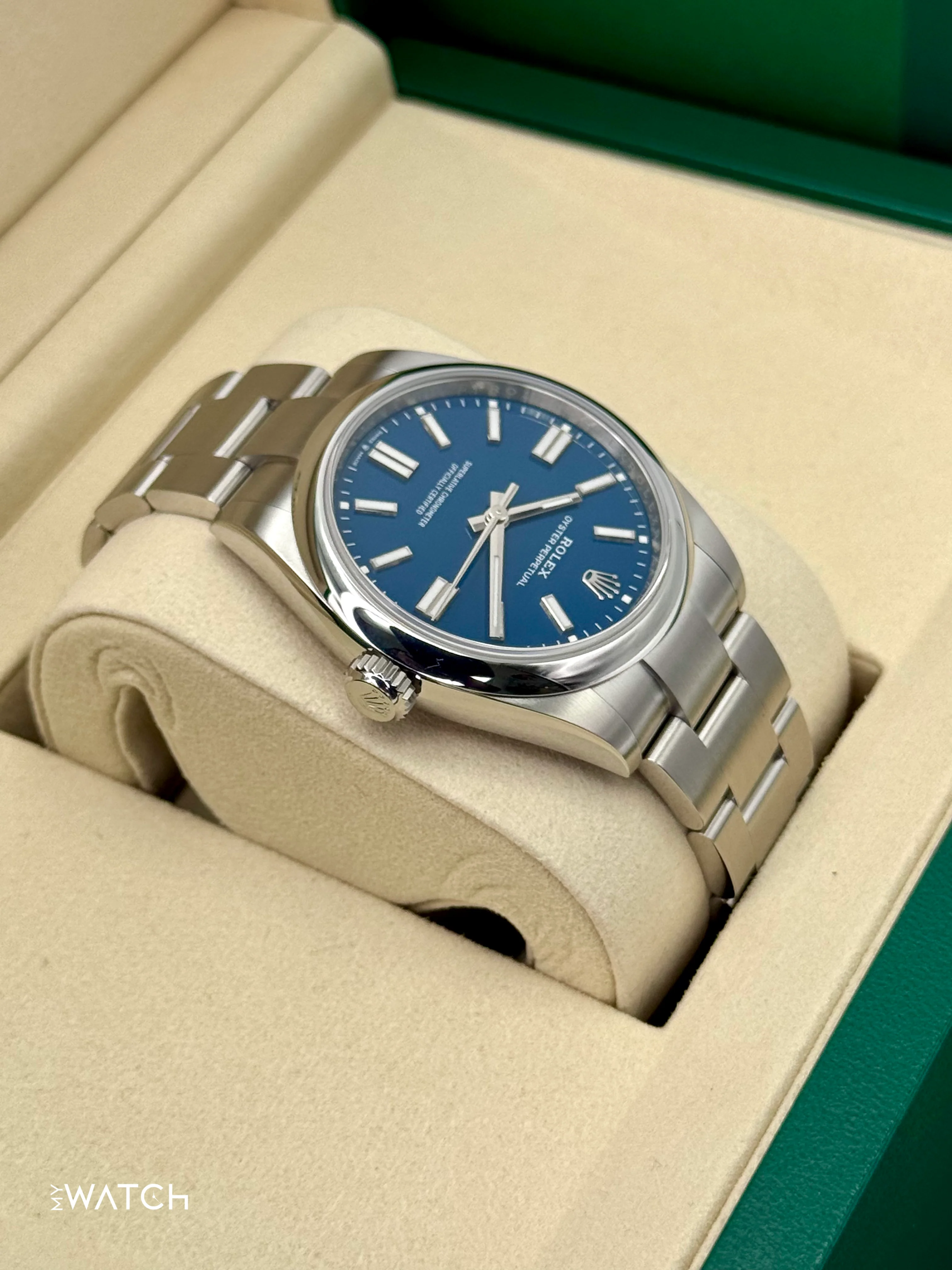 NEW 2025 Rolex Oyster Perpetual 41mm 134300 Med Blue Dial - Image 8