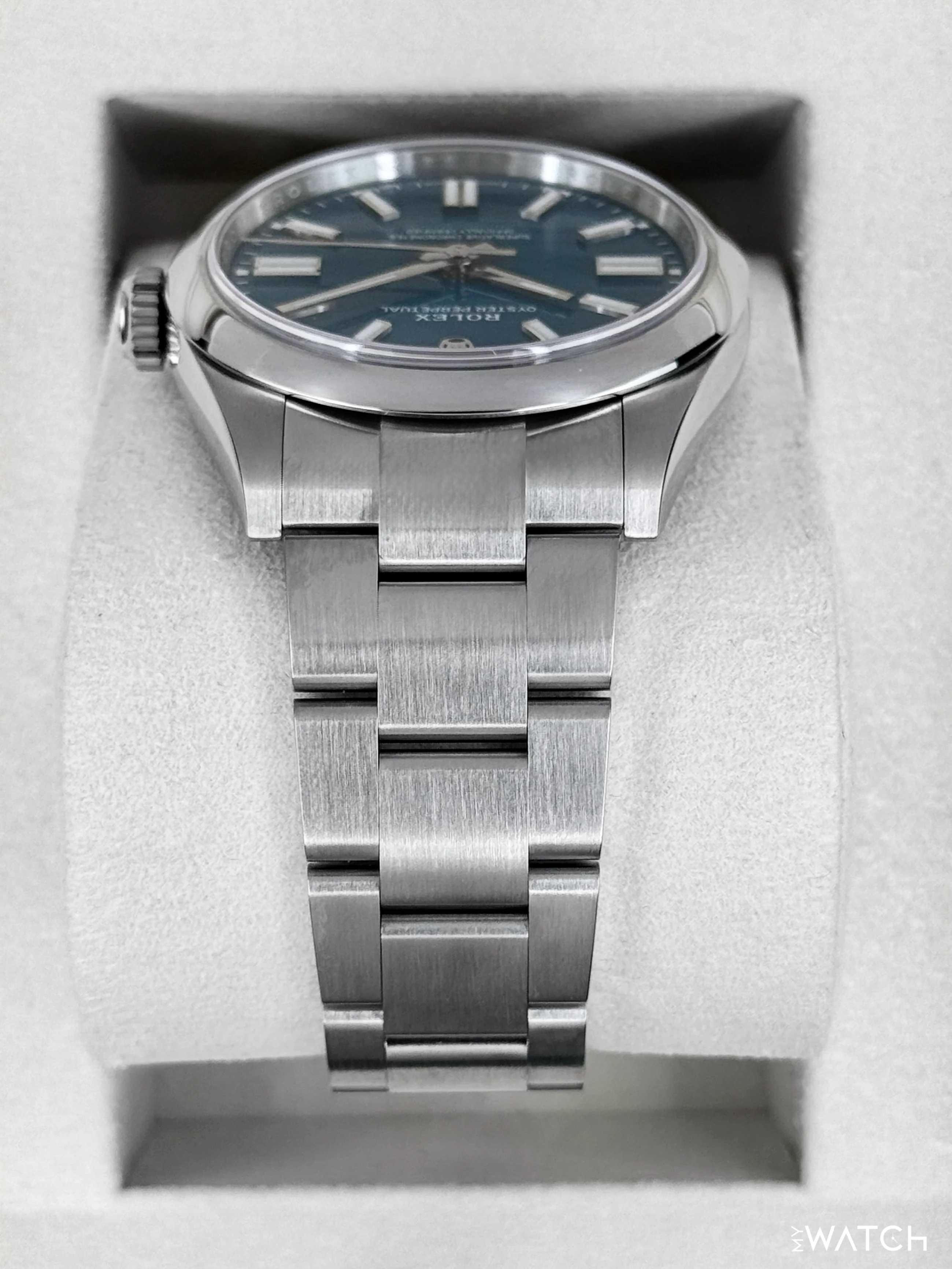 NEW 2025 Rolex Oyster Perpetual 41mm 134300 Med Blue Dial (STICKERED) - Image 4