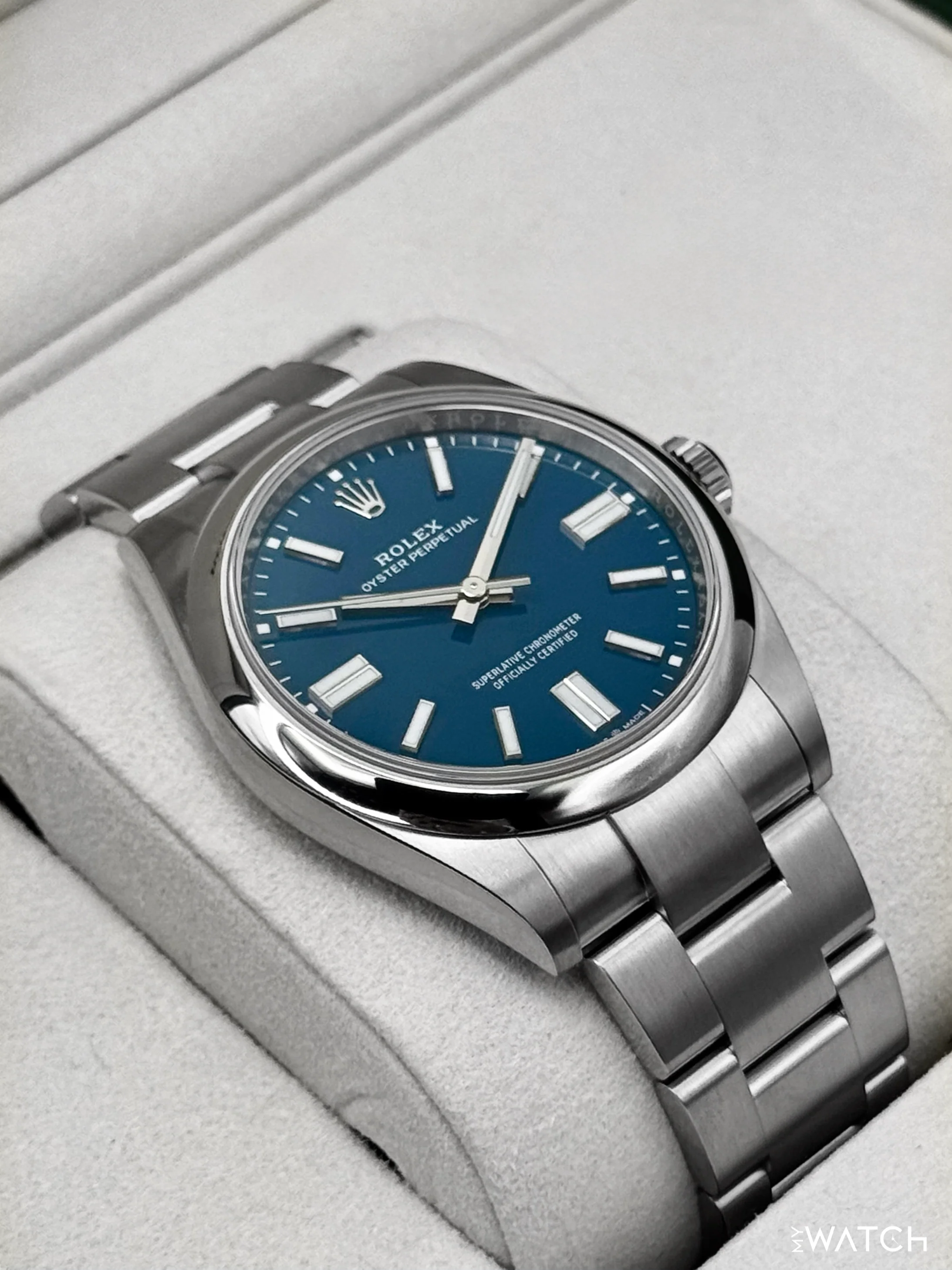 NEW 2025 Rolex Oyster Perpetual 41mm 134300 Med Blue Dial (STICKERED) - Image 6