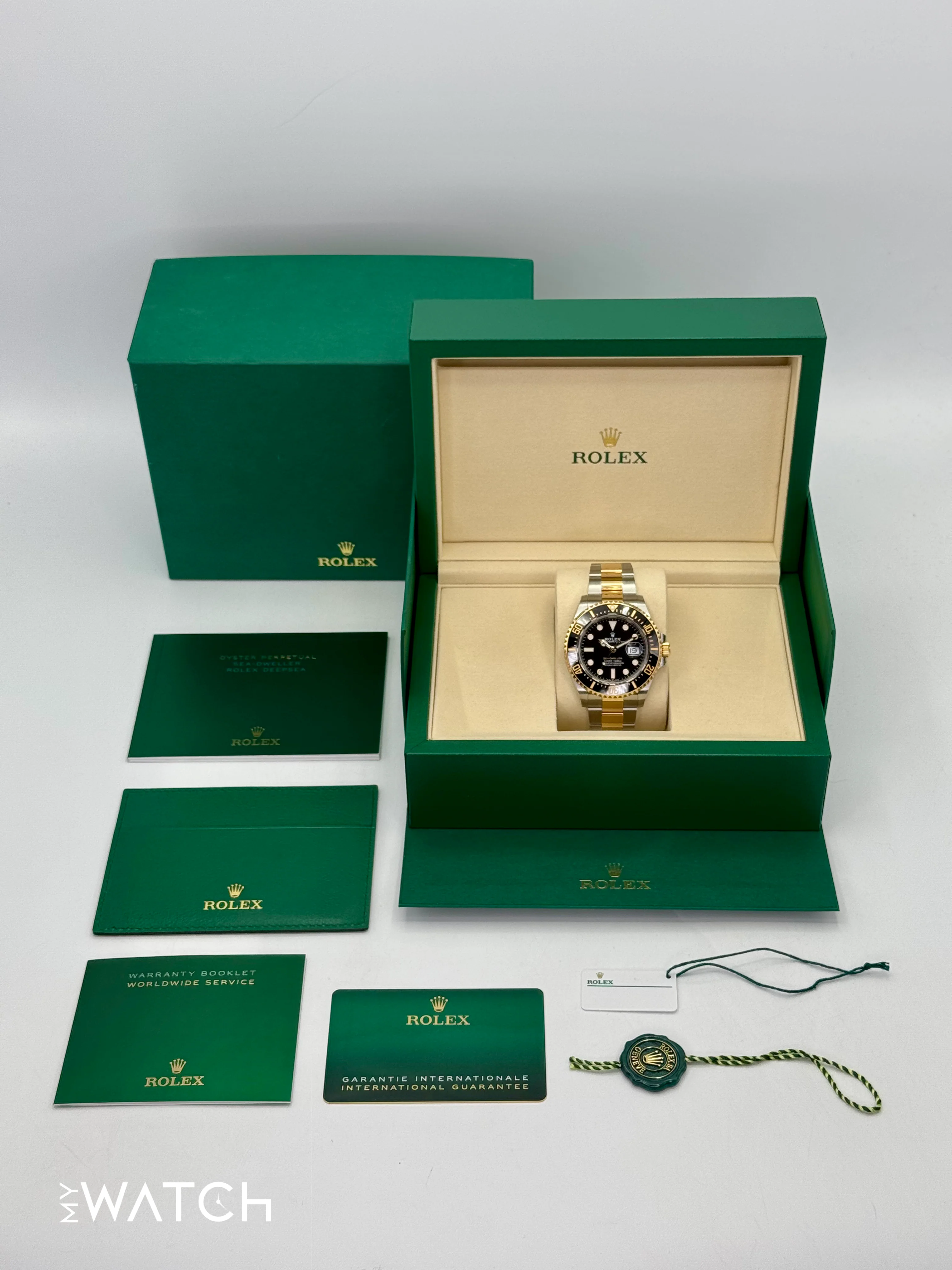 NEW 2025 Rolex Sea-Dweller 43mm 126603 Two-Tone Black Dial - Image 10