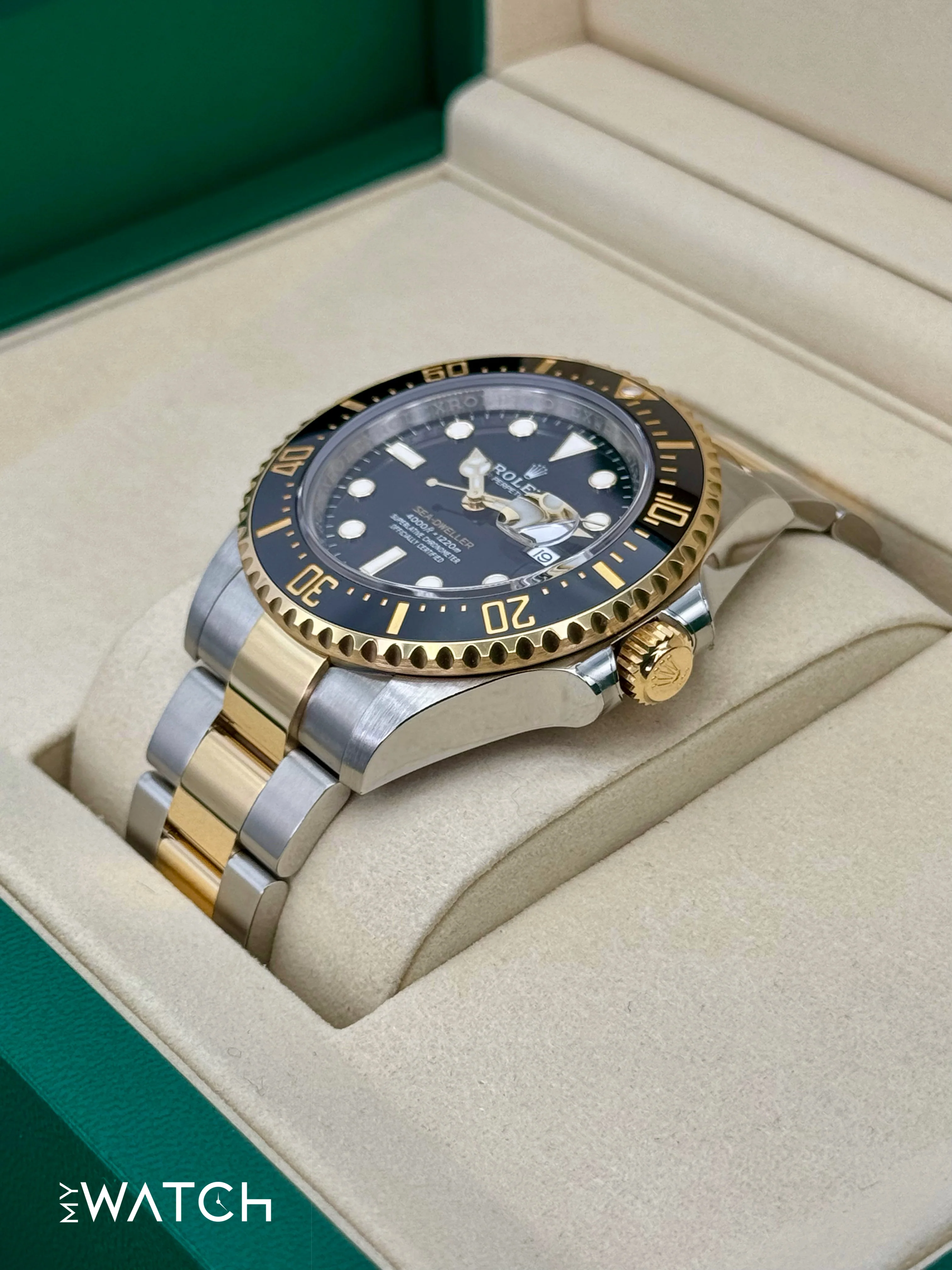 NEW 2025 Rolex Sea-Dweller 43mm 126603 Two-Tone Black Dial - Image 5