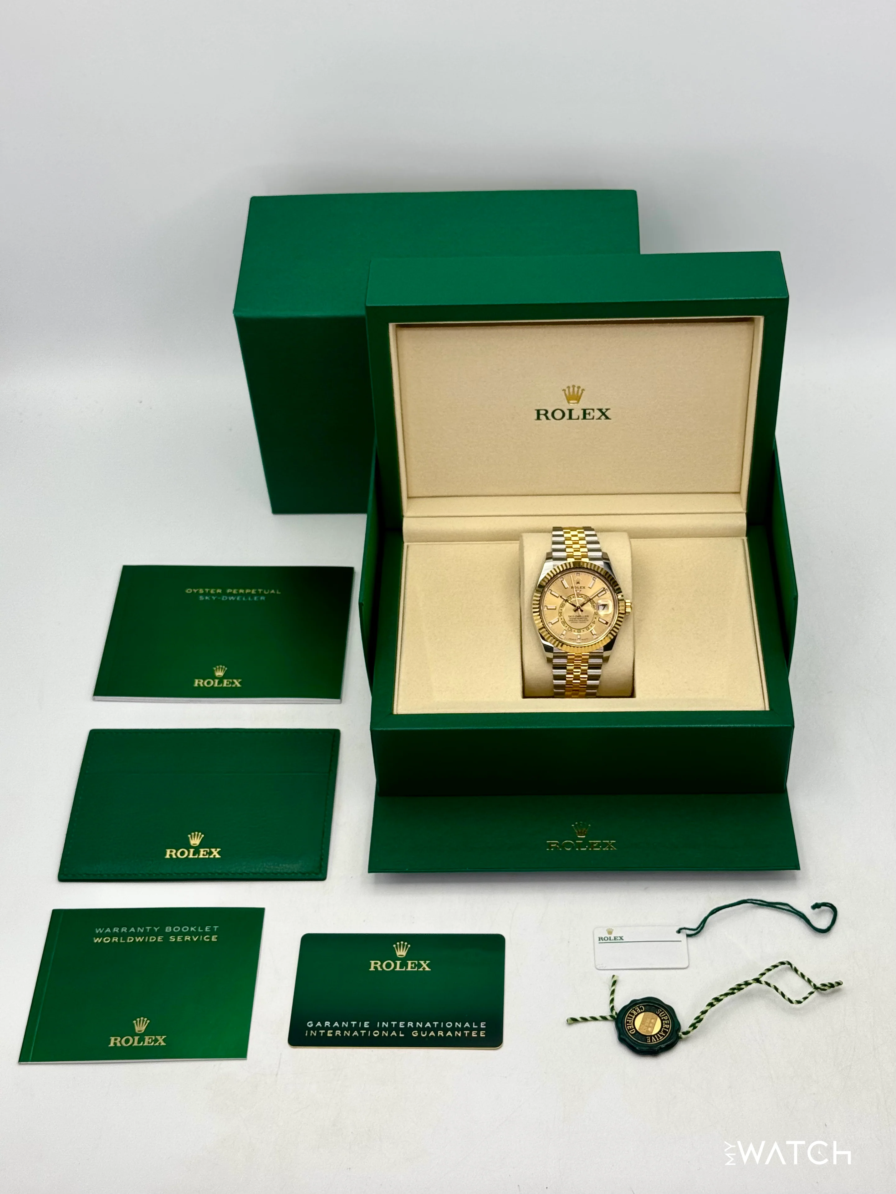 NEW 2025 Rolex Sky-Dweller 42mm 336933 Jubilee Champagne Dial - Image 10