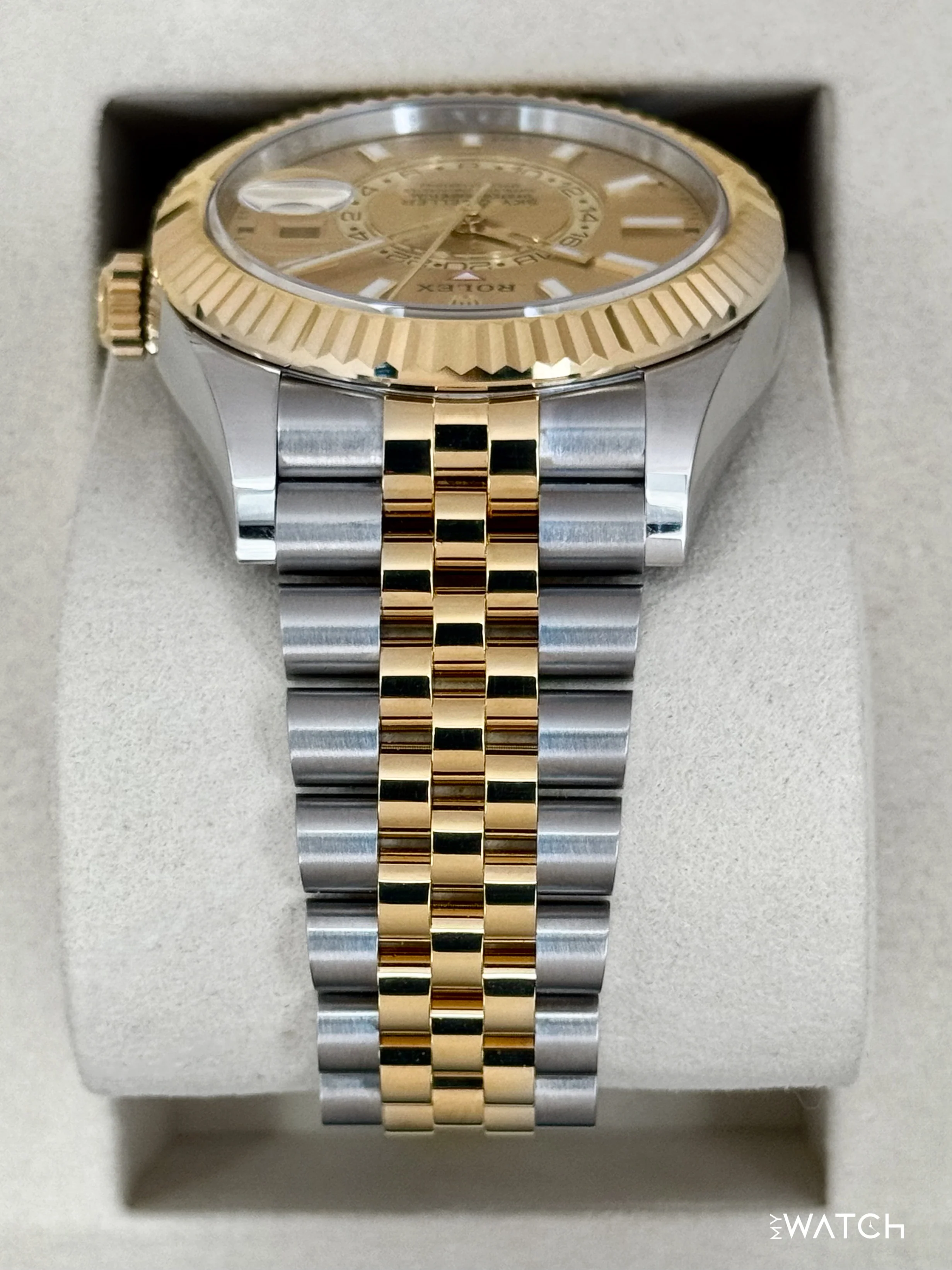 NEW 2025 Rolex Sky-Dweller 42mm 336933 Jubilee Champagne Dial - Image 4