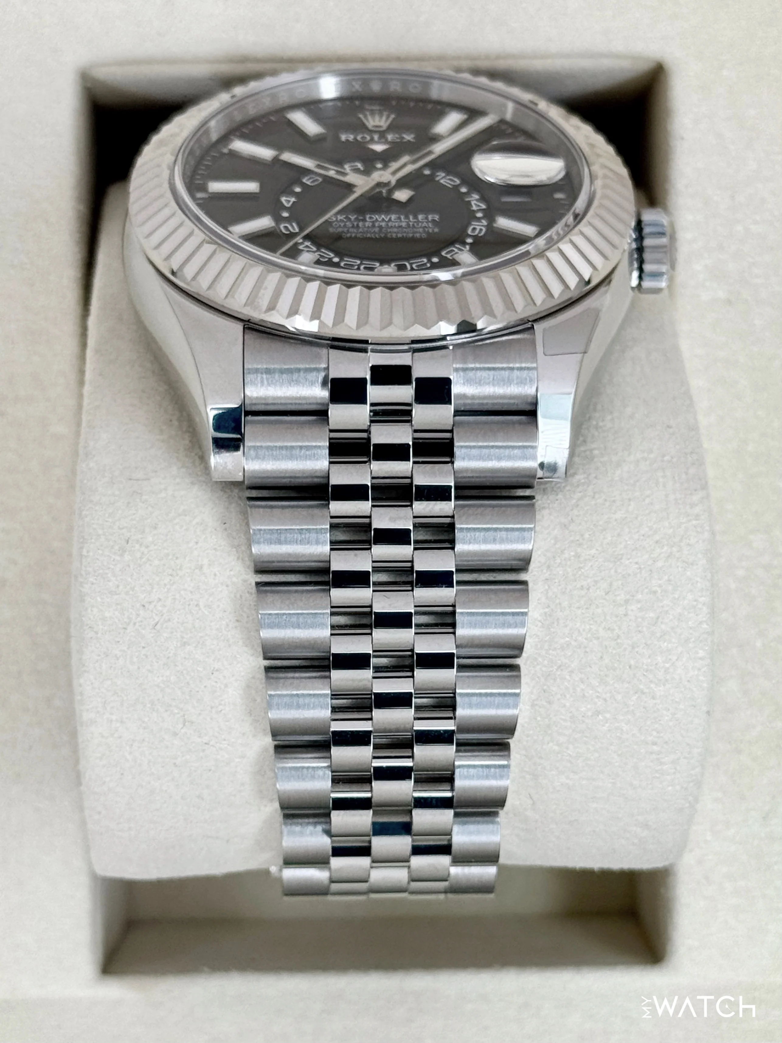 NEW 2025 Rolex Sky-Dweller 42mm 336934 Jubilee Black Dial (STICKERED) - Image 3