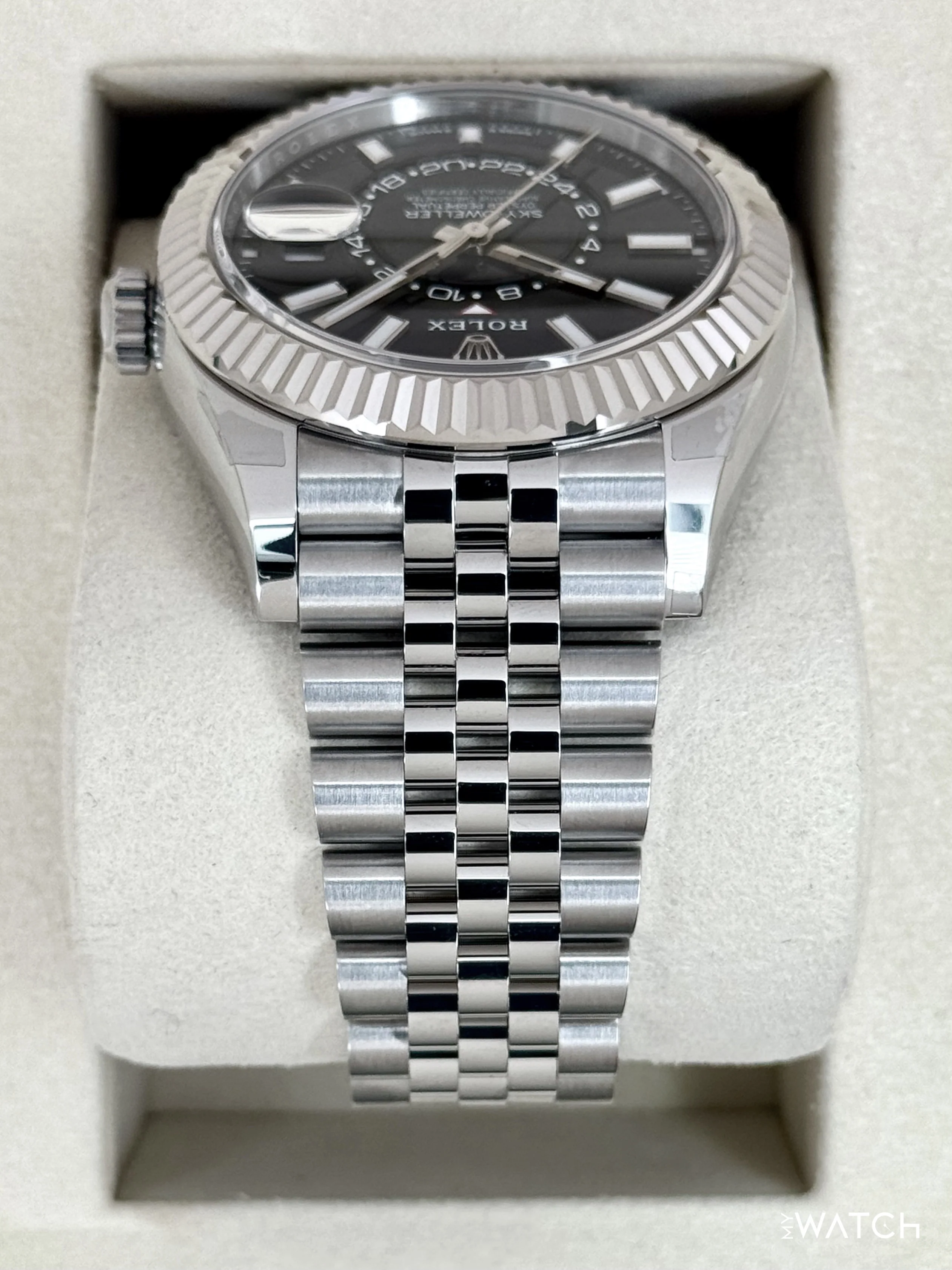 NEW 2025 Rolex Sky-Dweller 42mm 336934 Jubilee Black Dial (STICKERED) - Image 4
