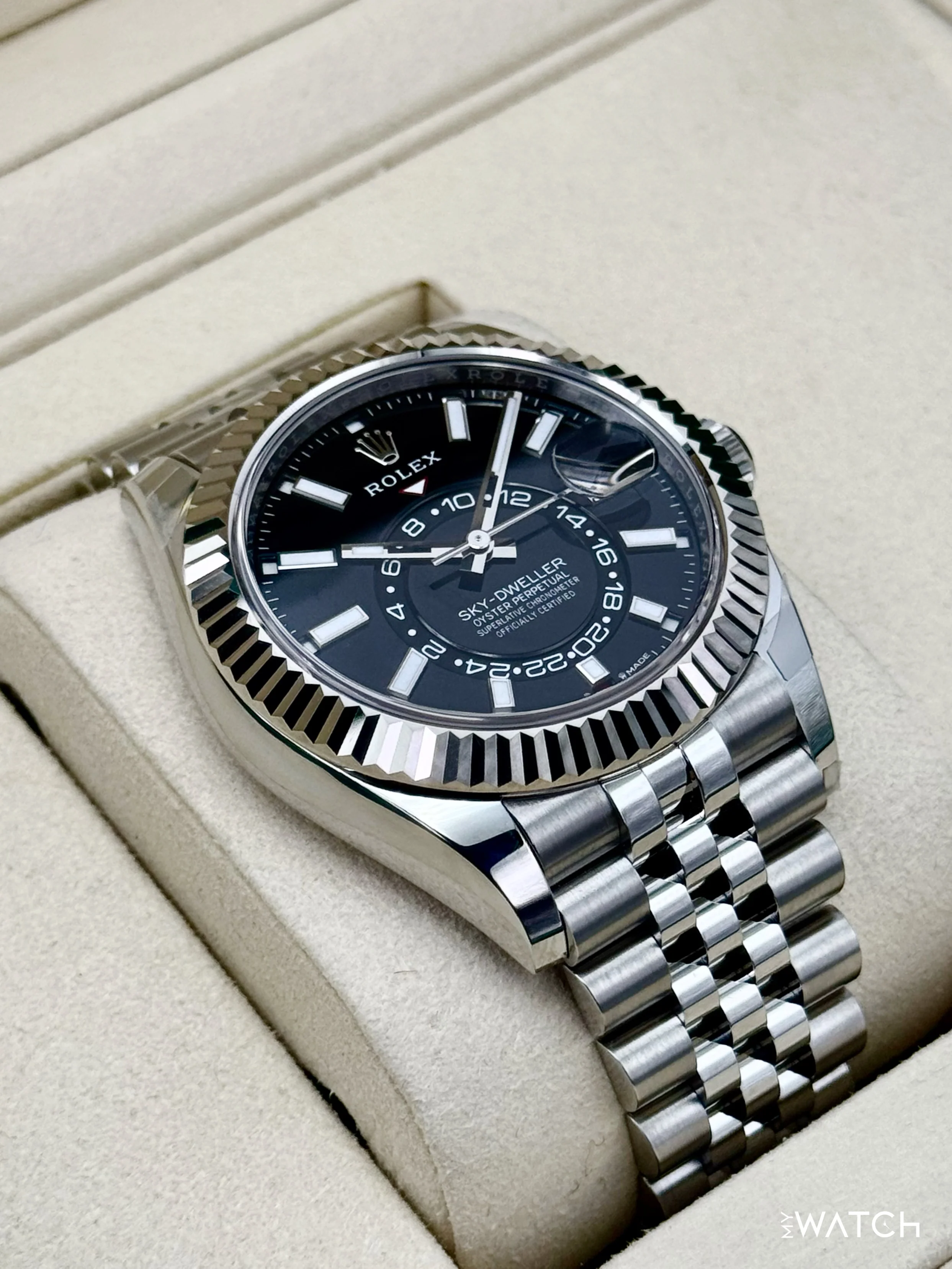 NEW 2025 Rolex Sky-Dweller 42mm 336934 Jubilee Black Dial (STICKERED) - Image 6