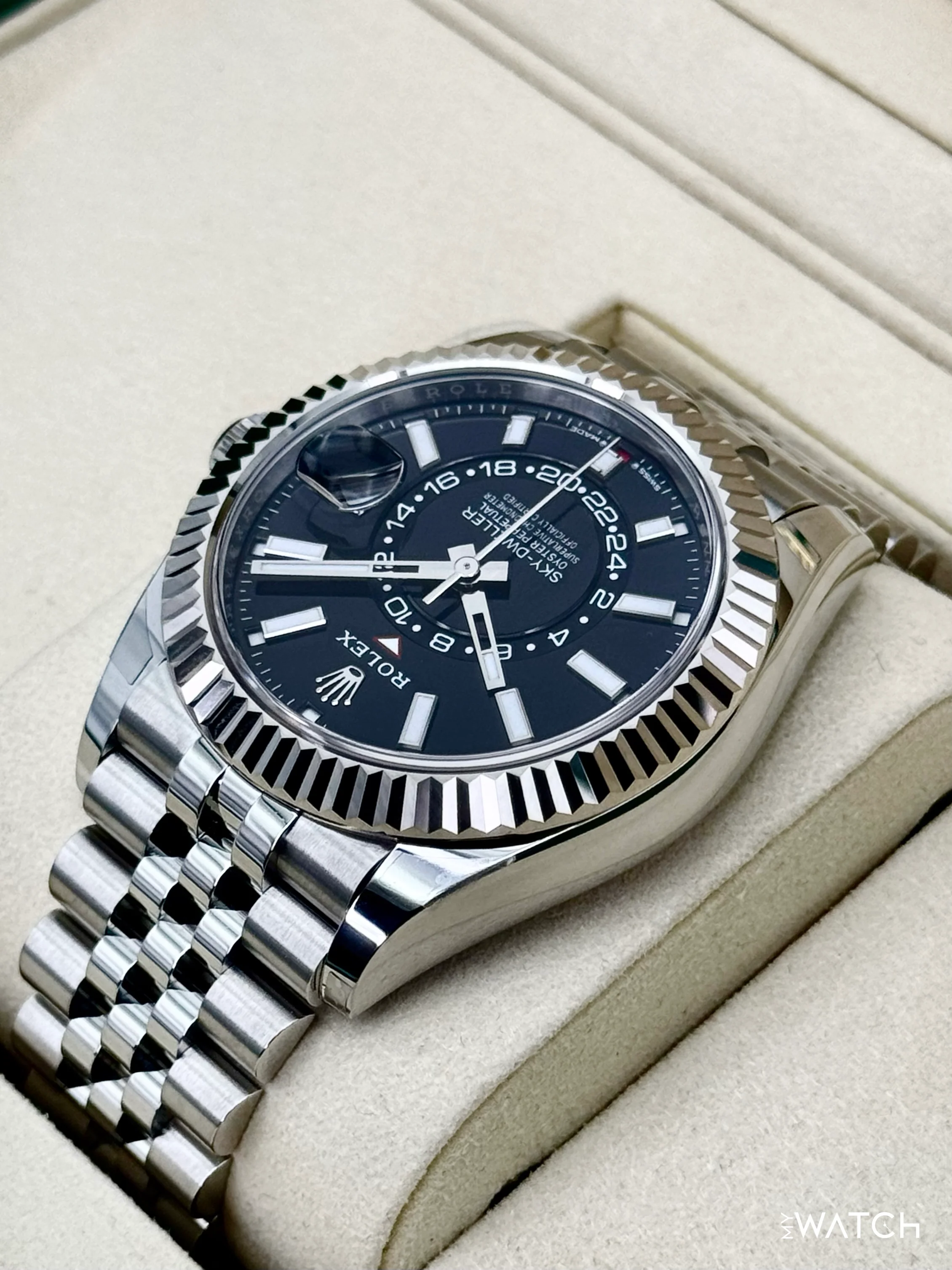 NEW 2025 Rolex Sky-Dweller 42mm 336934 Jubilee Black Dial (STICKERED) - Image 7