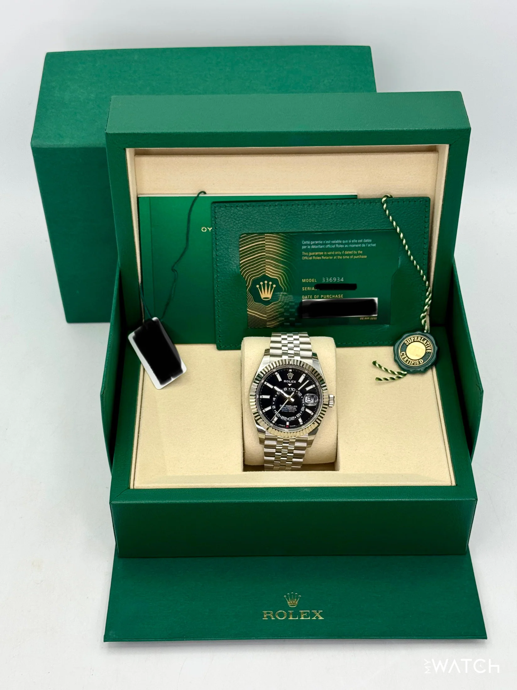 NEW 2025 Rolex Sky-Dweller 42mm 336934 Jubilee Black Dial (STICKERED) - Image 9
